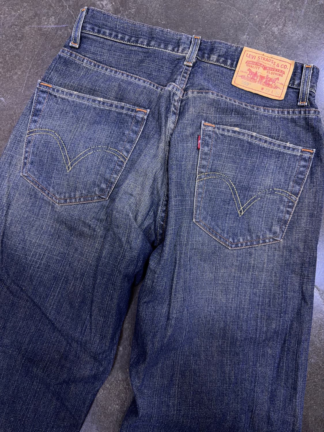 리바이스 569 루즈 스트레이트핏 00's 멕시코 메이드 데님팬츠 29 상품이미지7