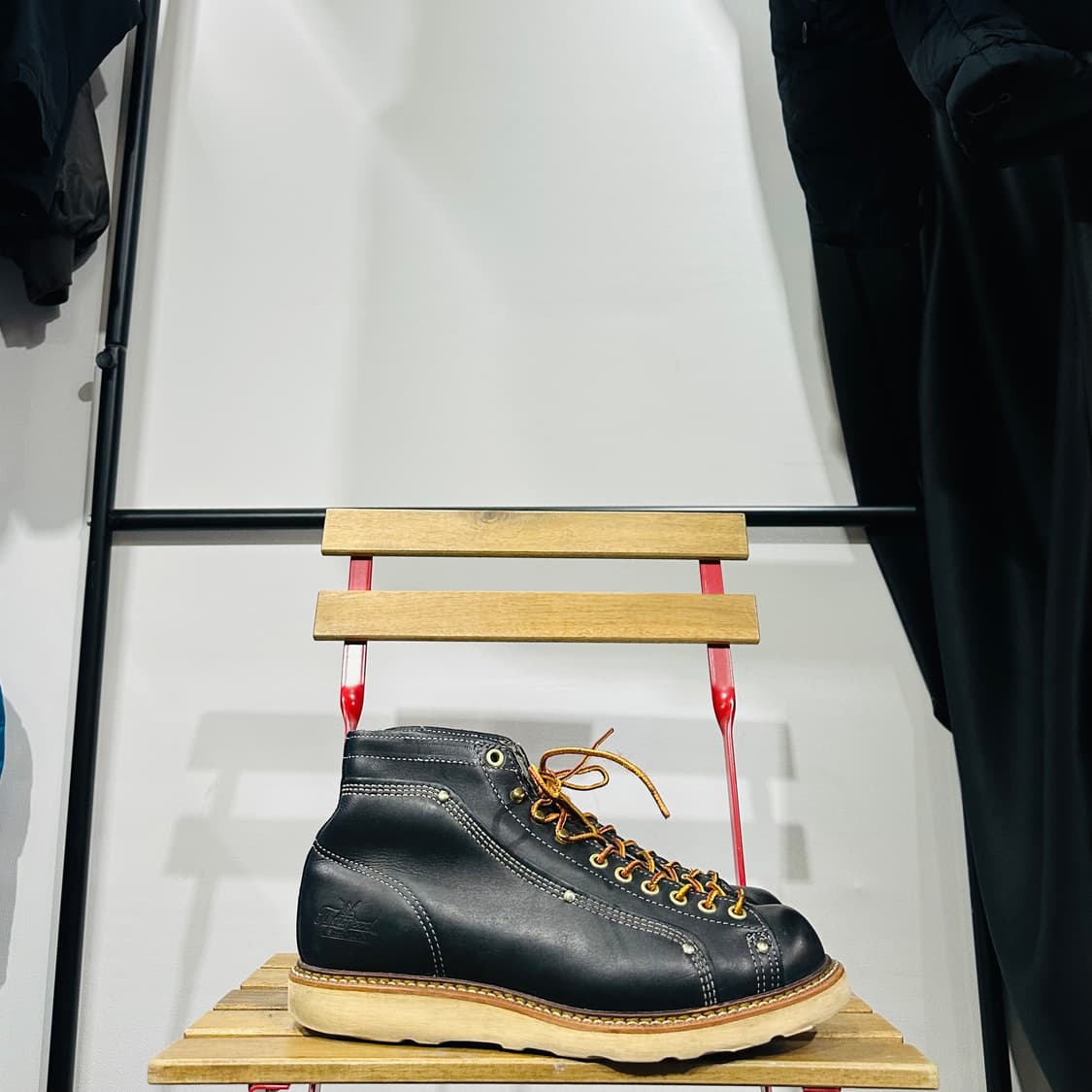 US8.5 265) 쏘로굿 워커 남성 남자 워커 몽키 블랙 레더 상품이미지1