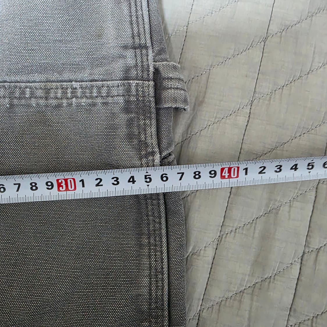 [38X30] 빈티지 칼하트 더블니 B136 GVL 하드페이드 G-5 상품이미지9