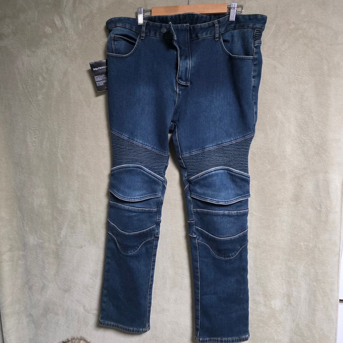 새상품!!바이크 보호대 청바지 바이커진 ♡코미네♡ 라이더 청바지 3XL 상품이미지2