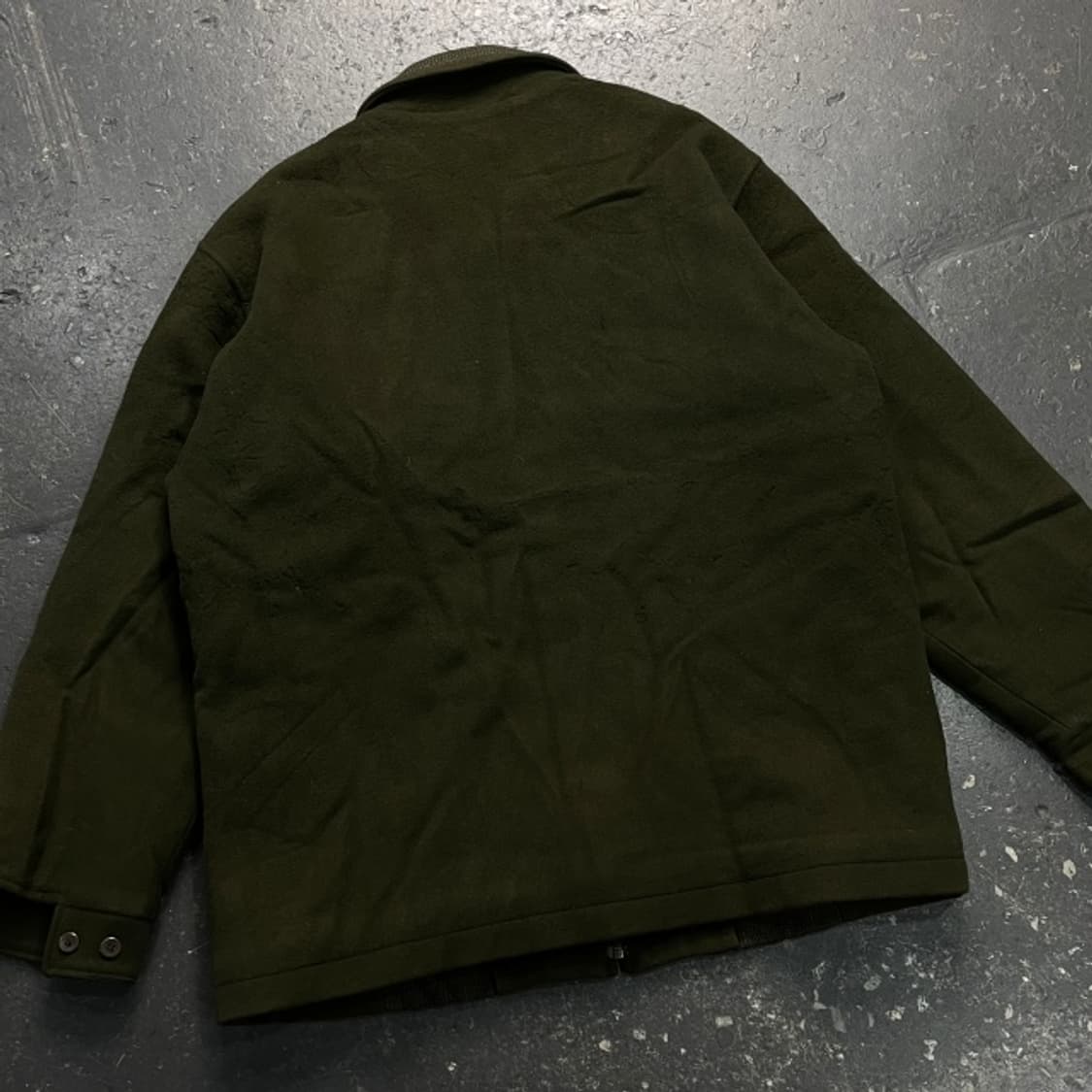 100 90s 발렌시아가 패턴 모직 자켓  상품이미지7