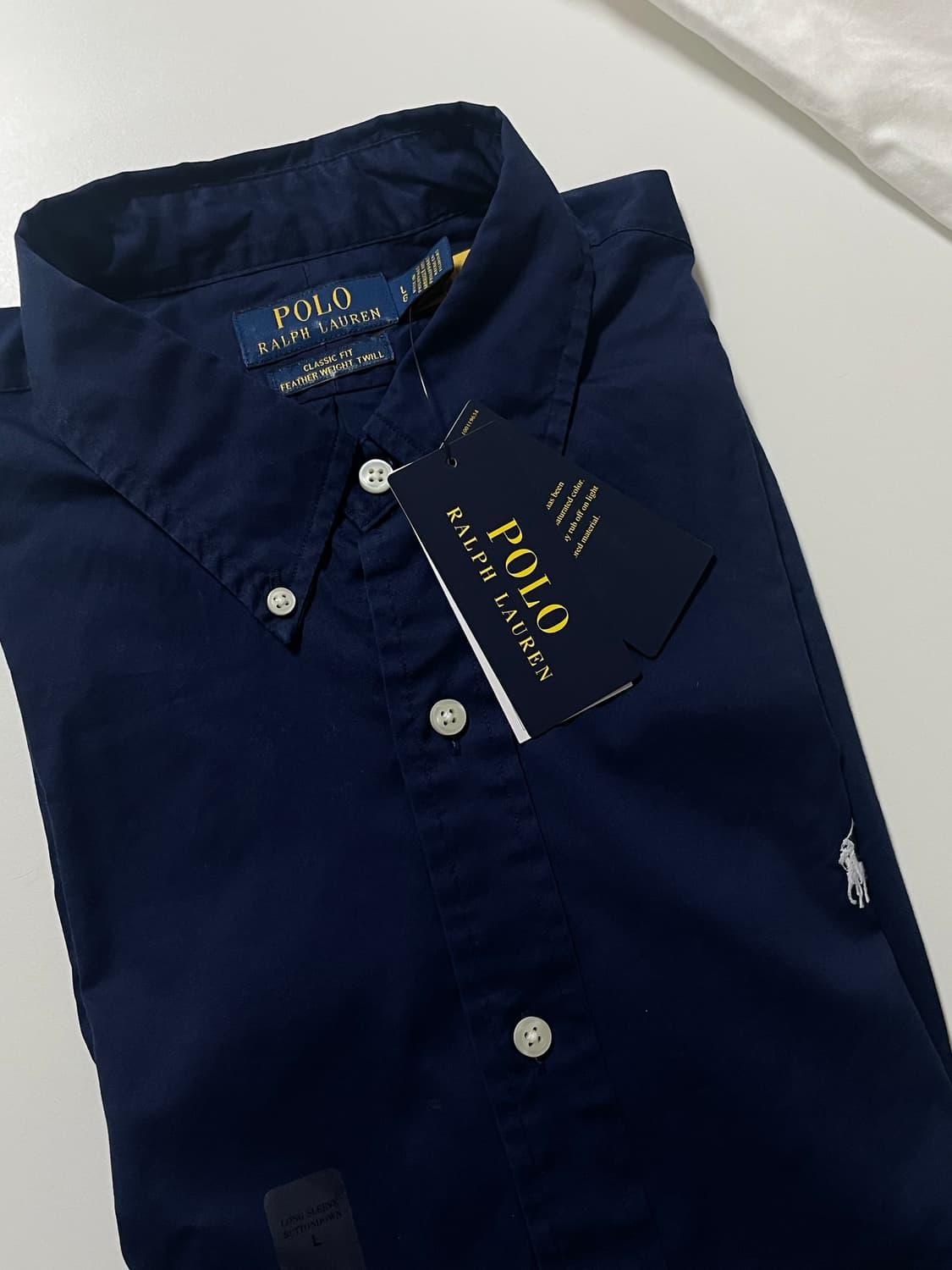 (새상품) polo 폴로 랄프로렌 네이비 정장 신형 셔츠 L 상품이미지1