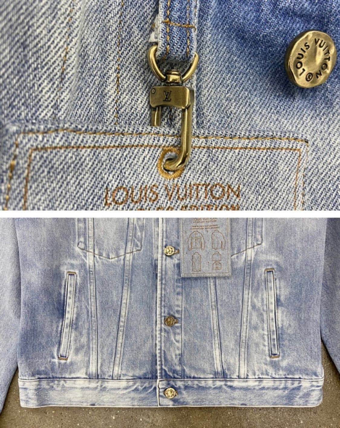 루이비통 21FW 스테이플스 에디션 DNA 데님 자켓 상품이미지4