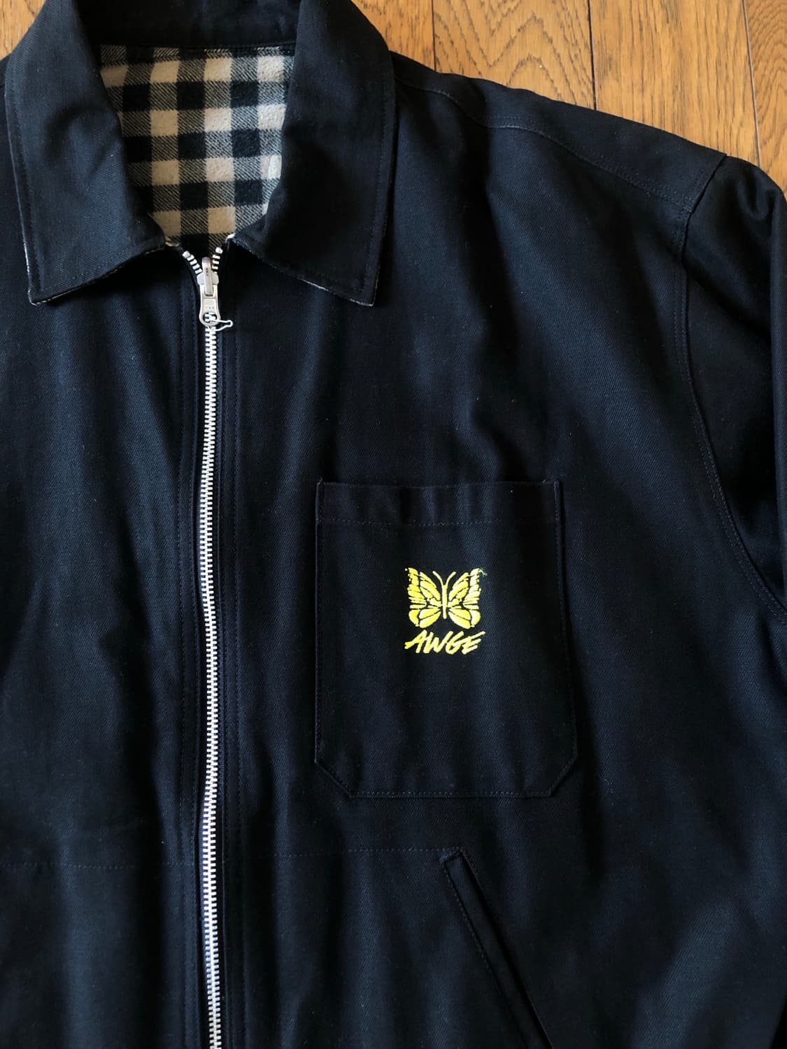 니들스 X AWGE (에이셉 라키) 리버시블 워크 재킷 상품이미지2