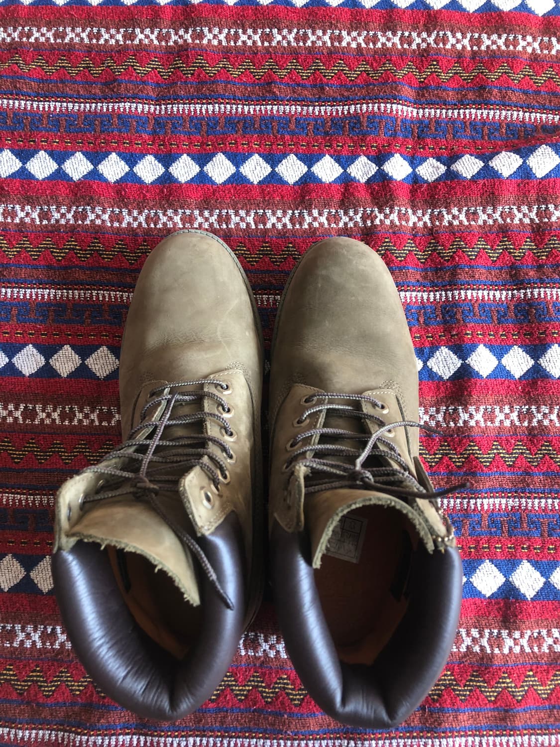 팀버랜드 6인치 올리브 카모 부츠 280 상품이미지4