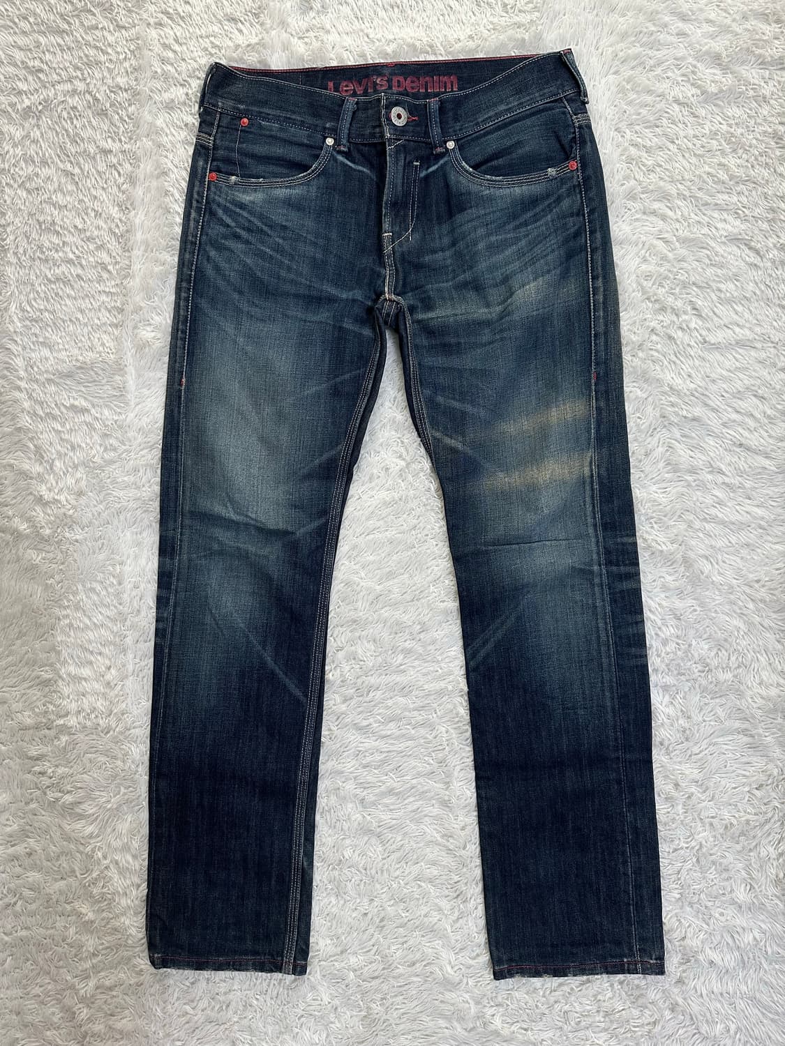 리바이스 522 슬림 스트레이트 청바지 W32 L32 상품이미지3