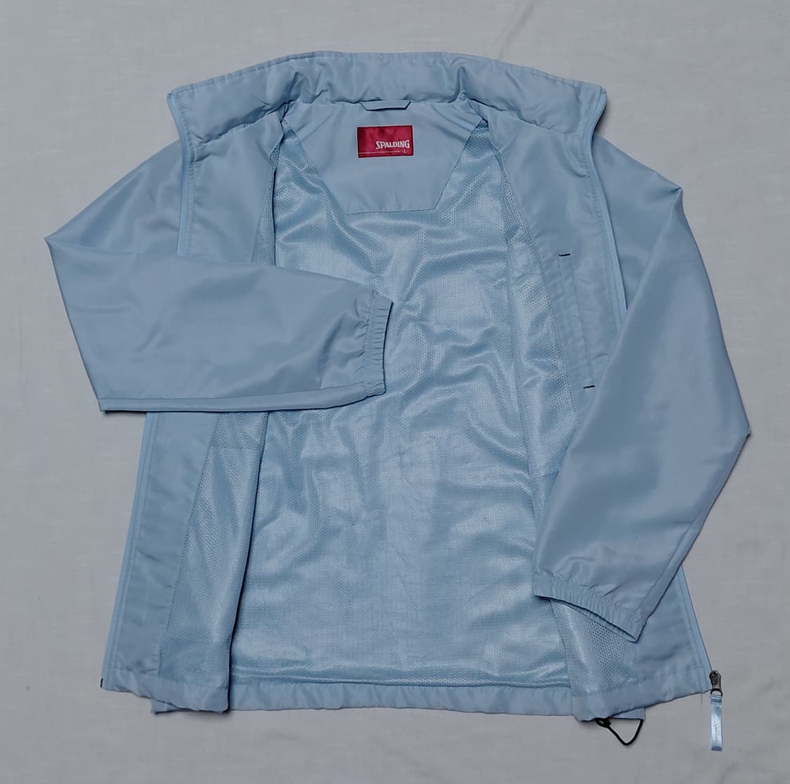 [L] 스팔딩(Spalding) 정품 메쉬 바람막이 - 산뜻한 소라색 상품이미지6