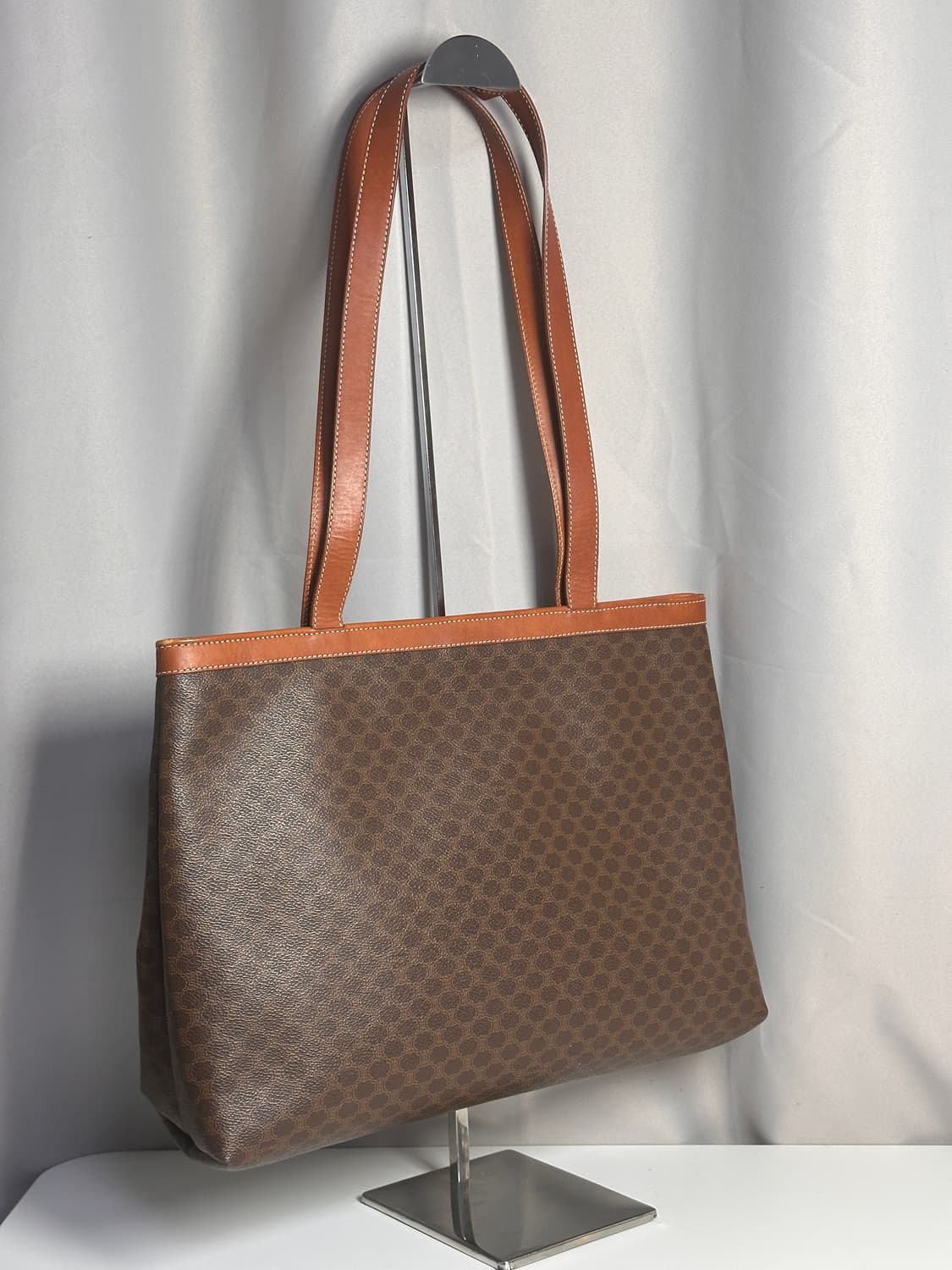 셀린느 마카담 브라운 PVC & 가죽 쇼퍼백 상품이미지5