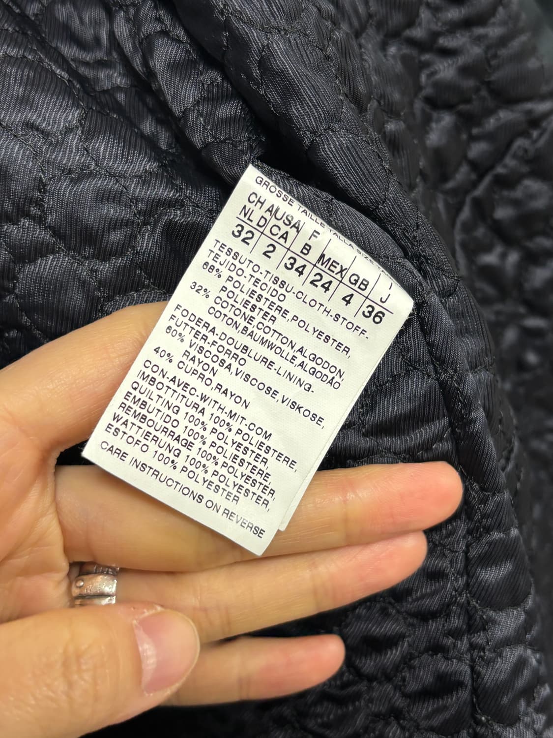 Max Mara Vintage Quilted Jacket 상품이미지7