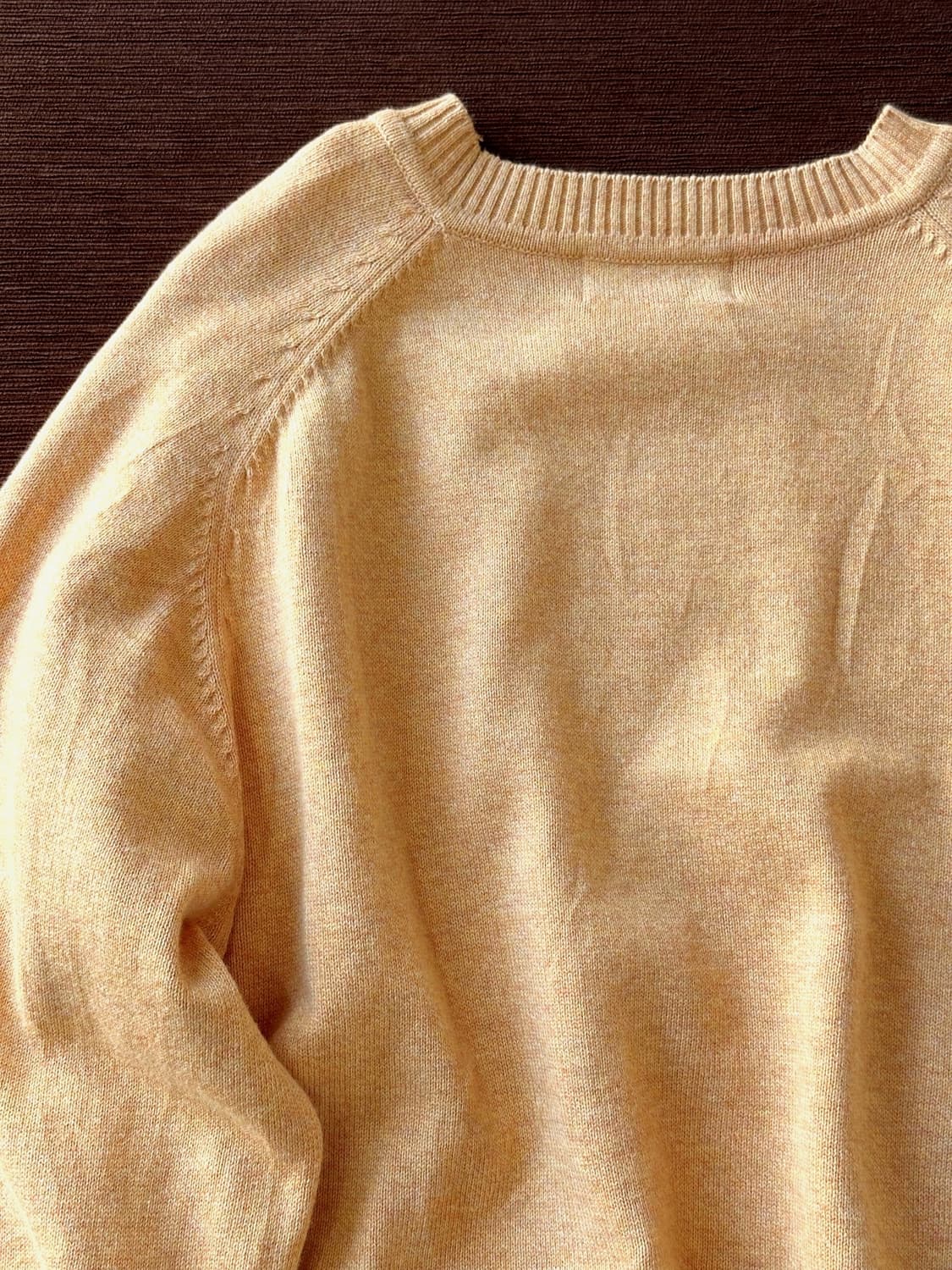 Cotton patterned stitch crew neck knit P 상품이미지9