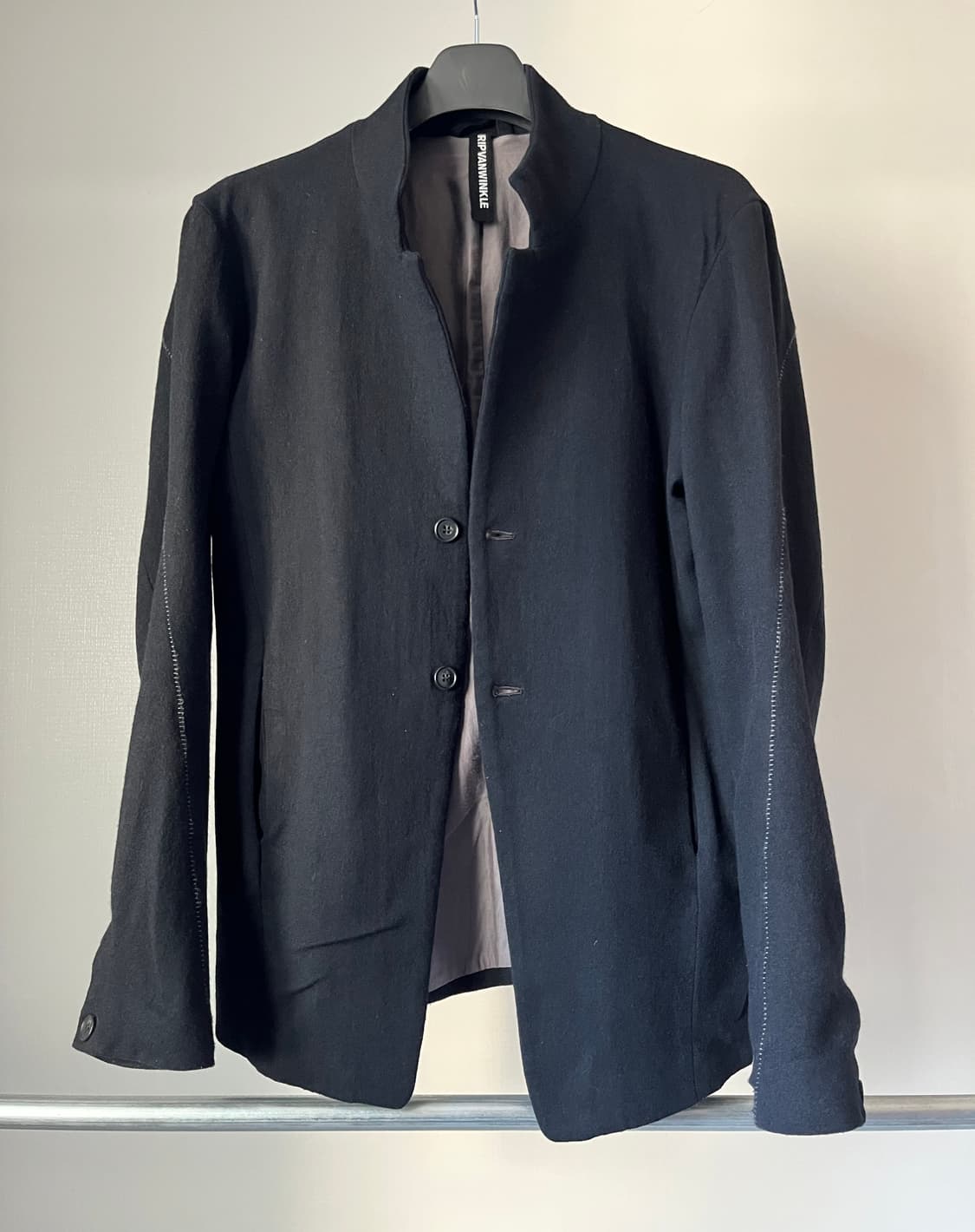 RIPVANWINKLE WOOL FLANO DRAPING JACKET 상품이미지5