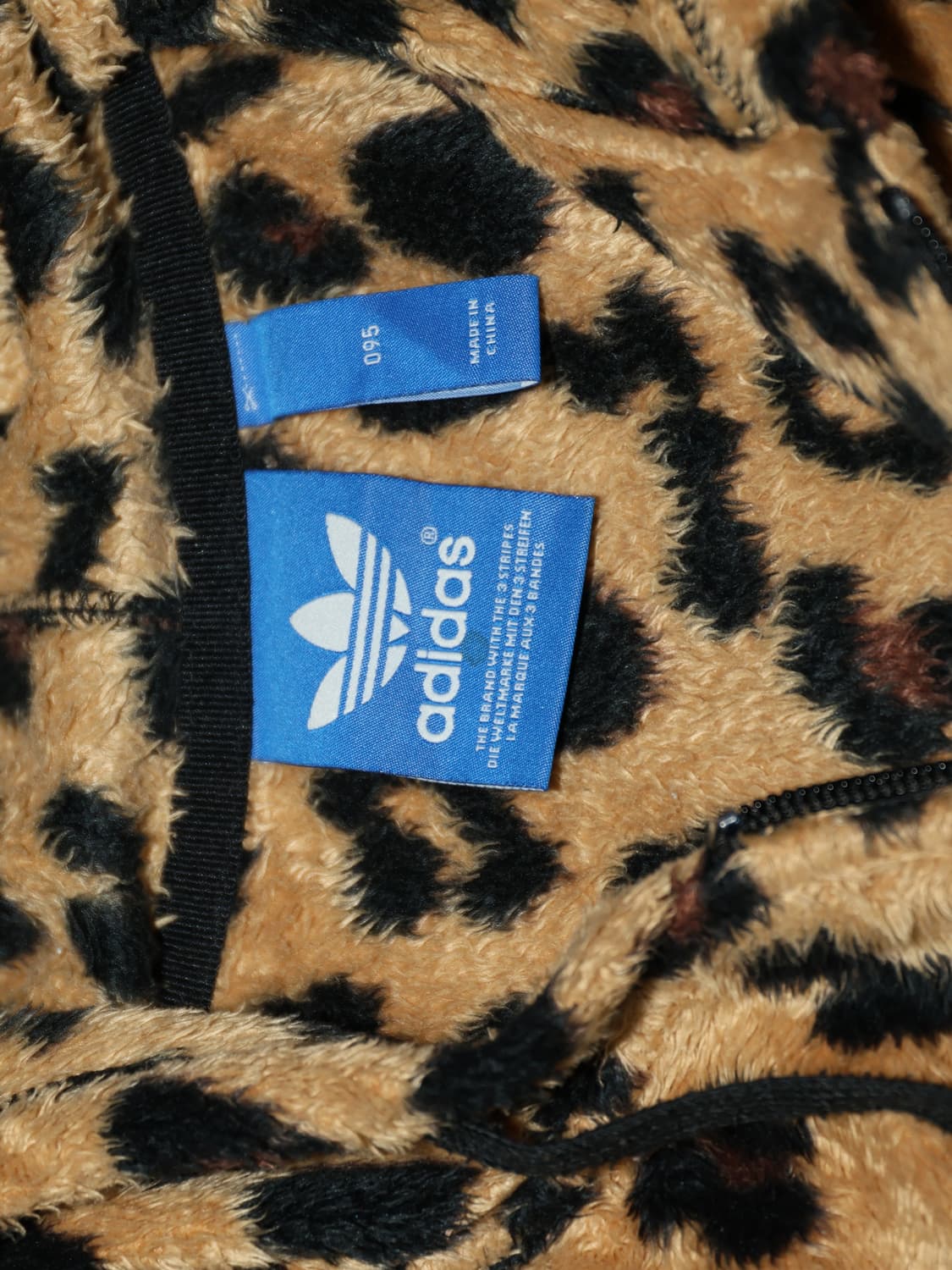 [정품]아디다스 레오파드 셰르파 후드 집업 M 상품이미지5