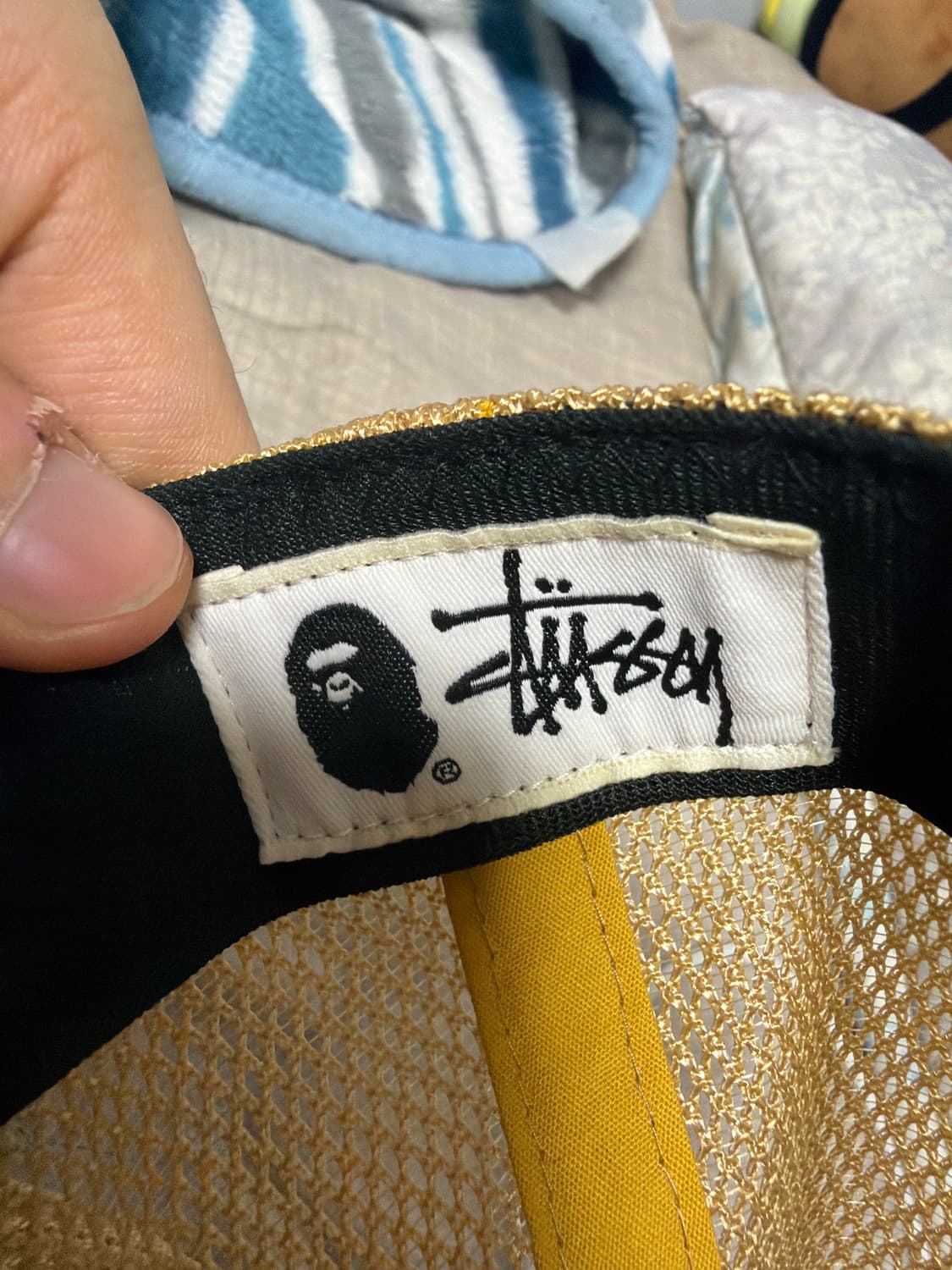 베이프 스투시 20주년 콜라보 트러커 캡 상품이미지3