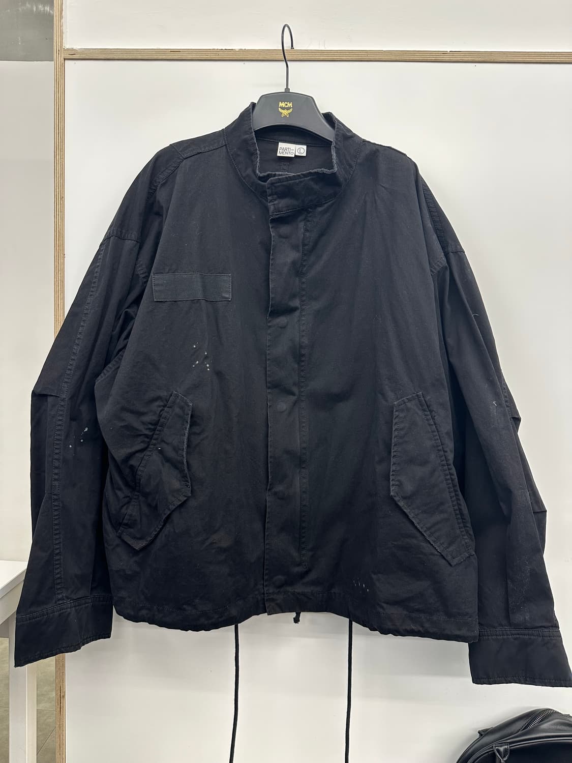 파르티멘토 VTG 워시드 모즈 숏파카 상품이미지1