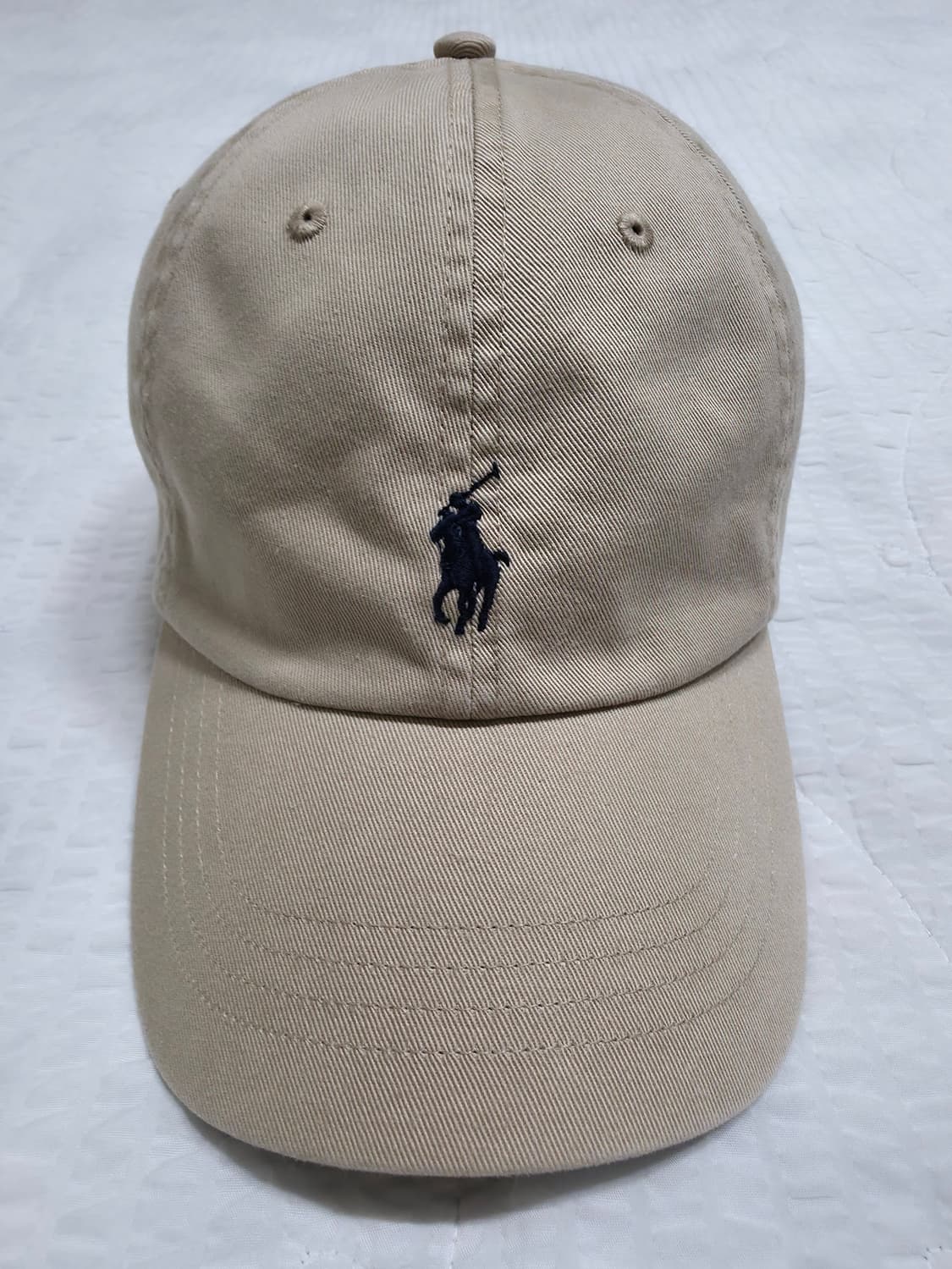 폴로 캡 모자 볼캡 베이지색상 내부 케어라벨 제거 POLO 모자 볼캡 상품이미지2