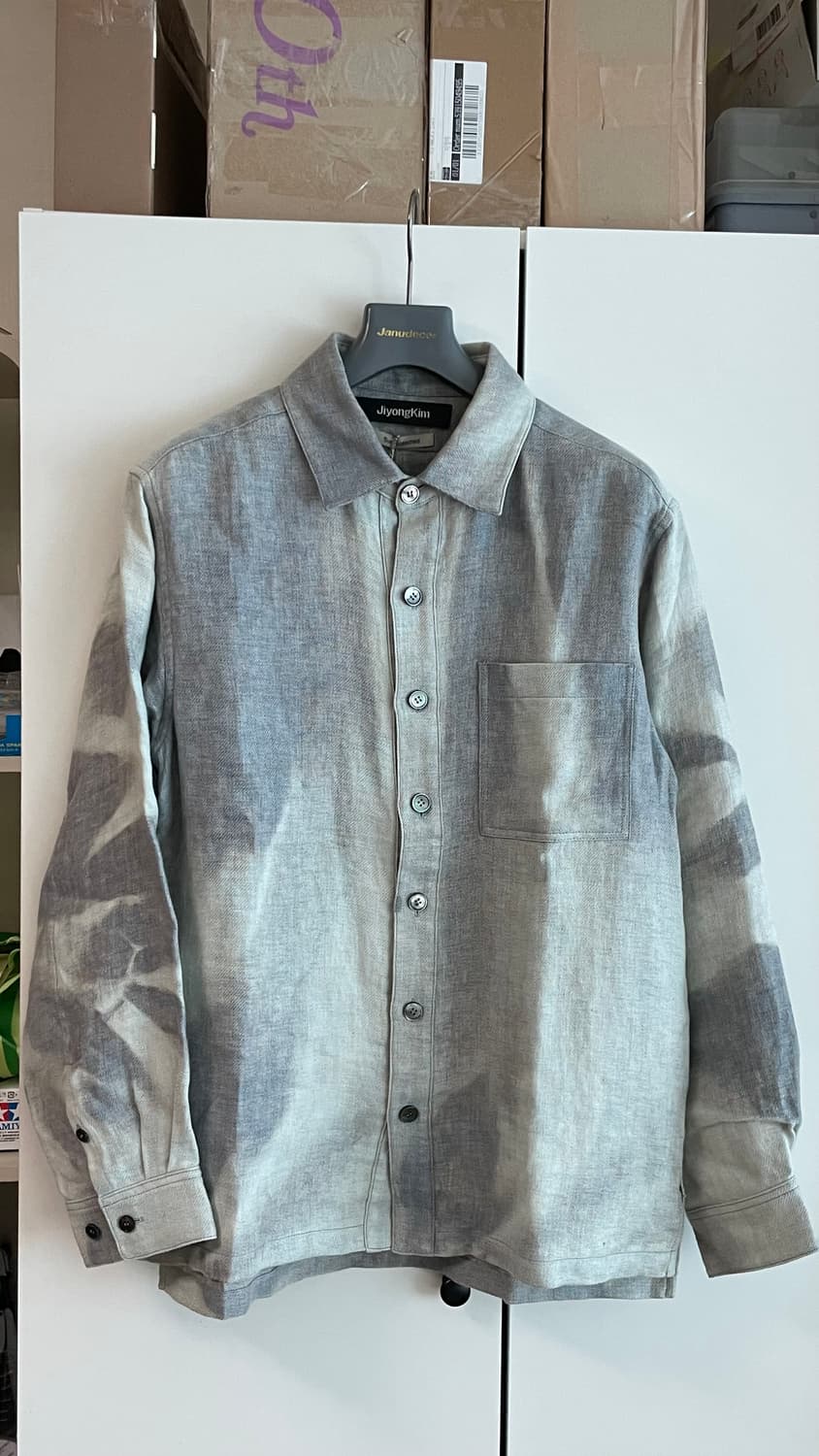 지용킴 25aw 선블리치 셔츠 상품이미지1
