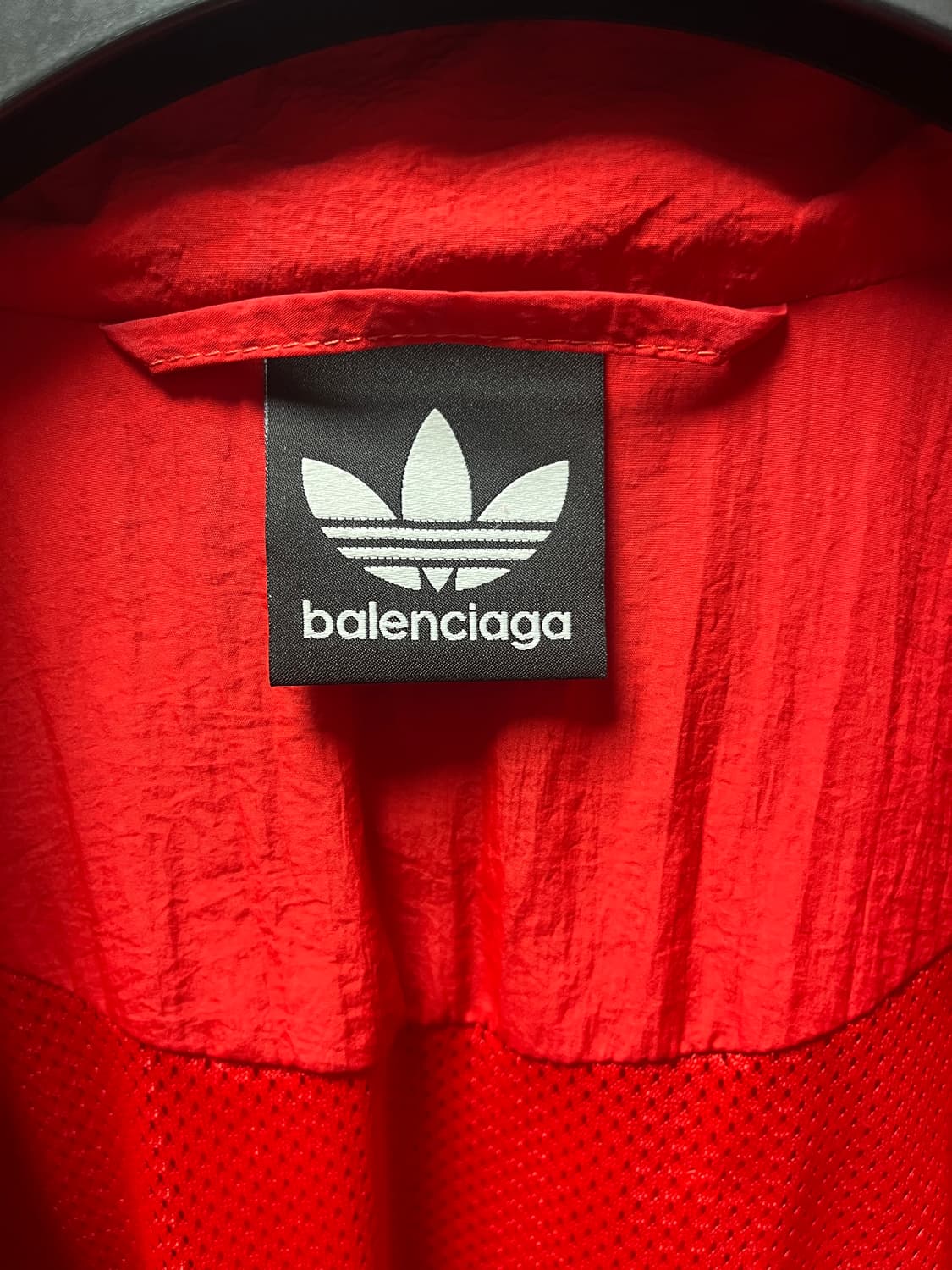 발렌시아가 아디다스 포플린 트랙자켓 레드, 1사이즈 상품이미지5