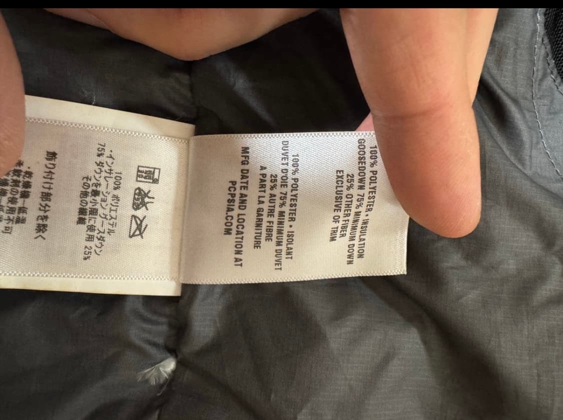 파타고니아 경량패딩 그레이 상품이미지6