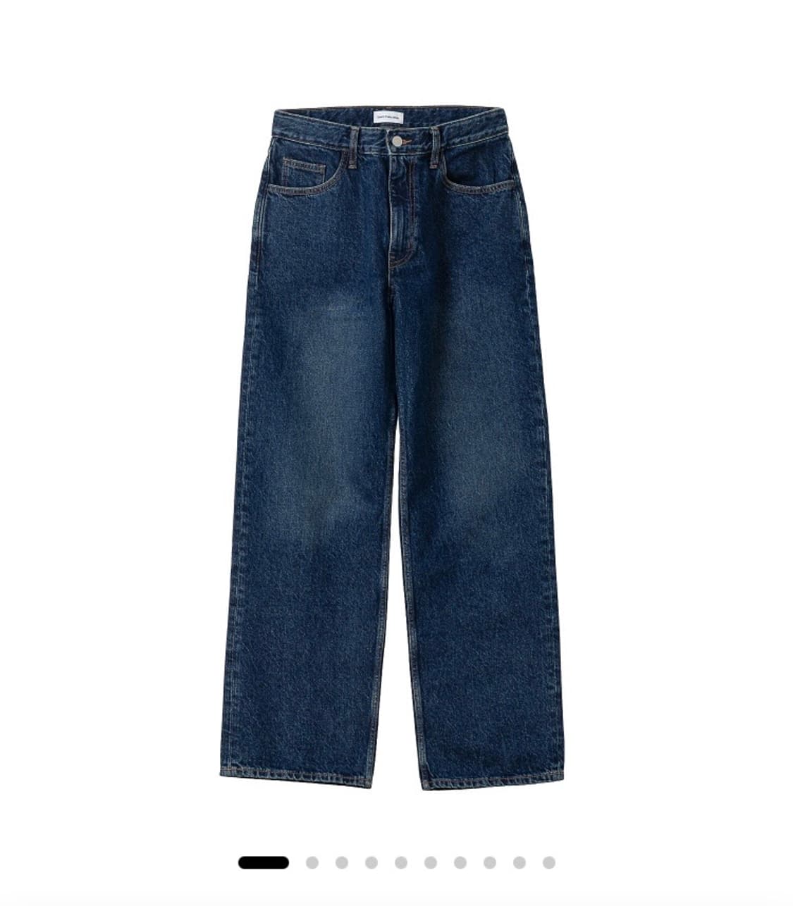 스테디에브리웨어 세미 와이드 데님팬츠 다크블루 1 새상품 상품이미지7