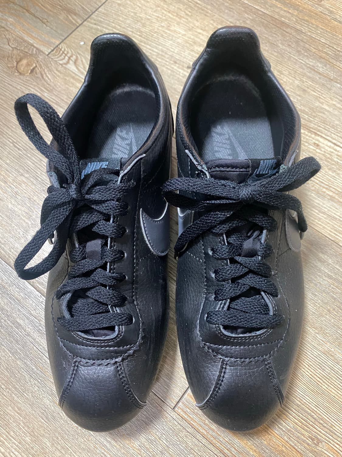 나이키 클래식코르테즈 레더블랙다크그레이 상품이미지1