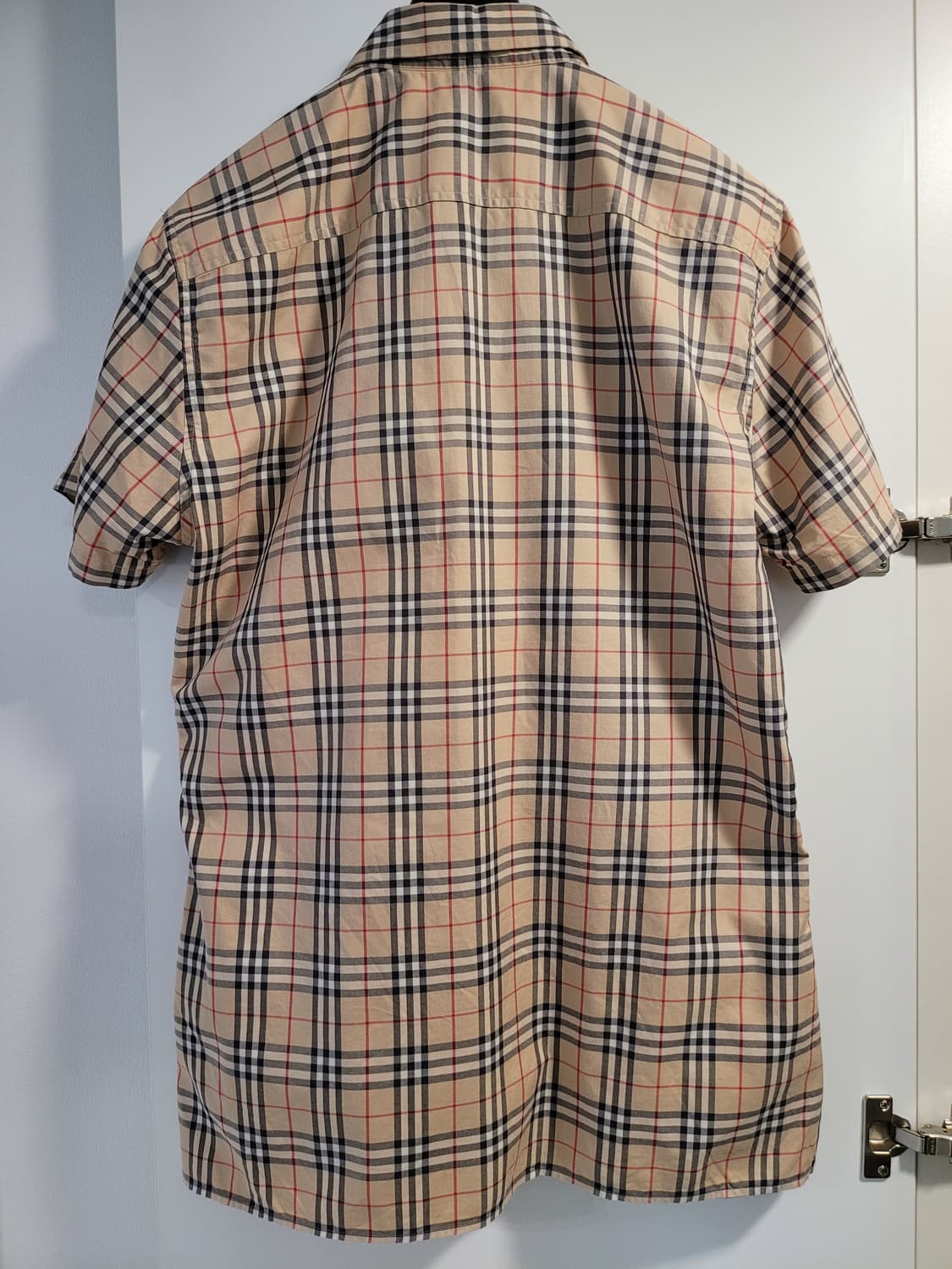 버버리 런던 클래식 노바체크 반팔 셔츠  상품이미지2