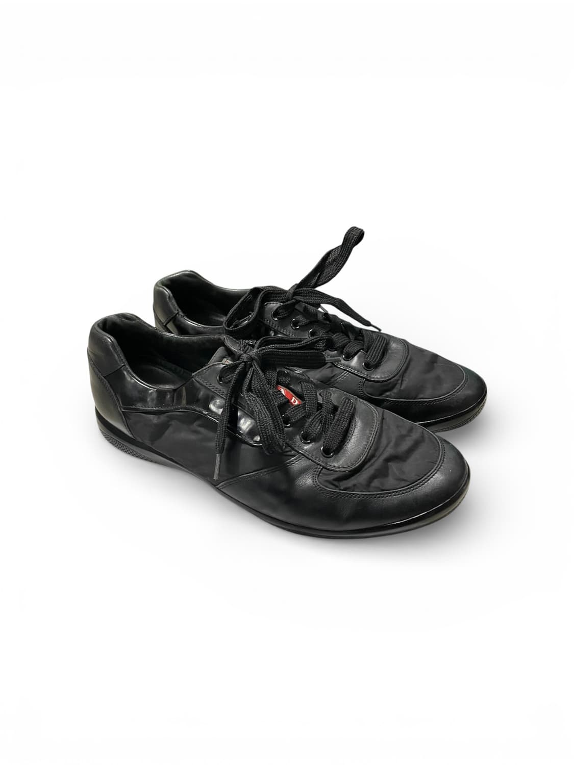 280) 프라다 스포츠 리네아 로사 레더 나일론 스니커즈 신발 상품이미지2