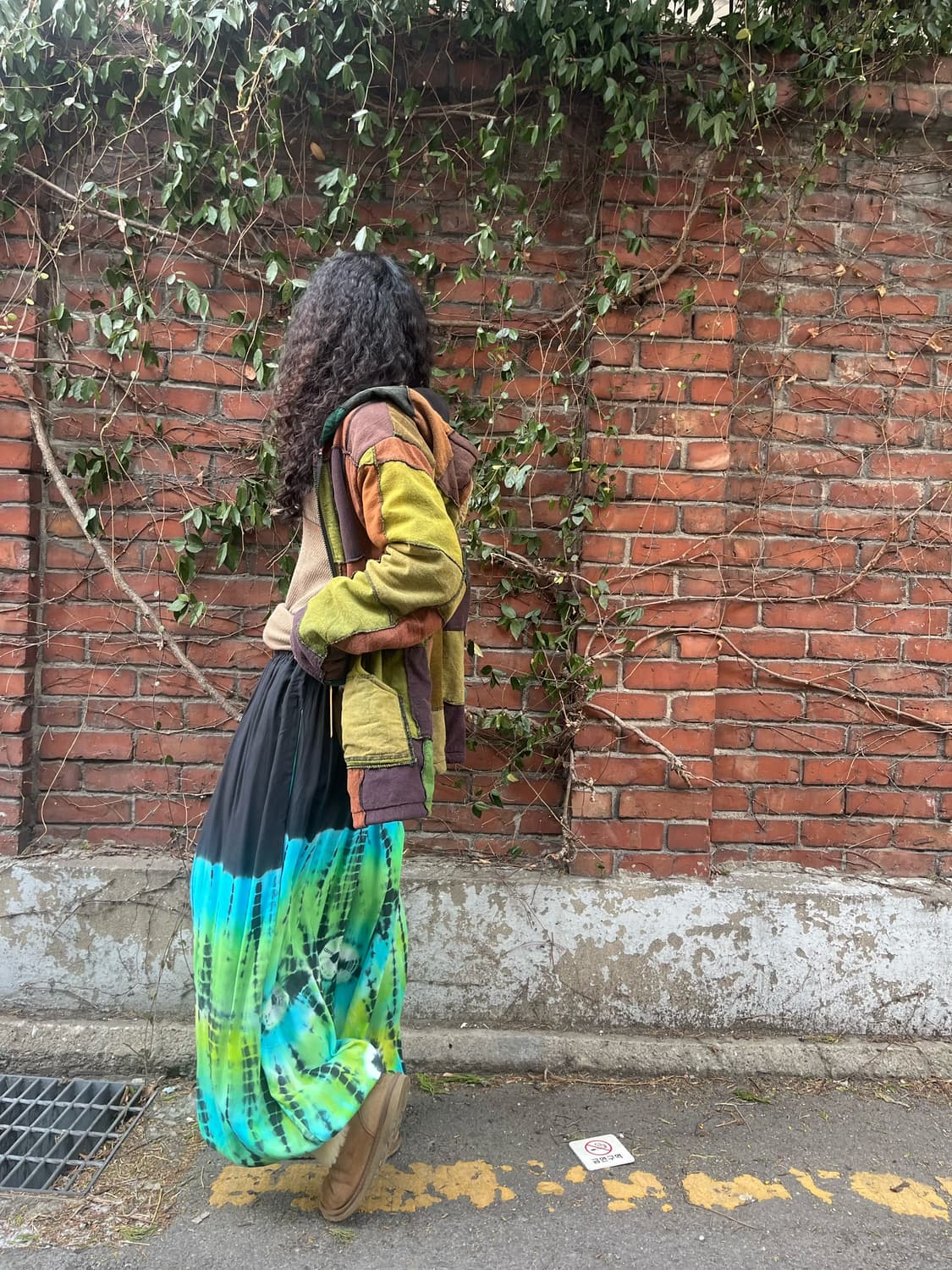 히피 타이다이 패턴 벌룬 팬츠 상품이미지6