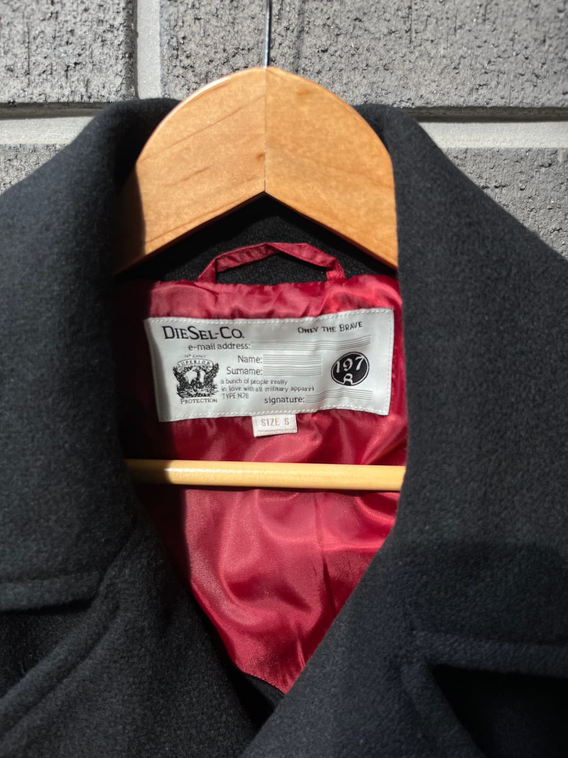 Diesel 디젤 더블브레스트 울 자켓 상품이미지6