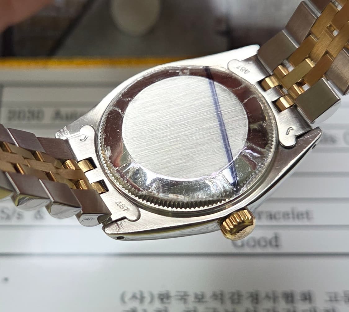 레어] 롤렉스 데이저스트 6827 14K콤비 올리브그린 10P다이아 (감 상품이미지9