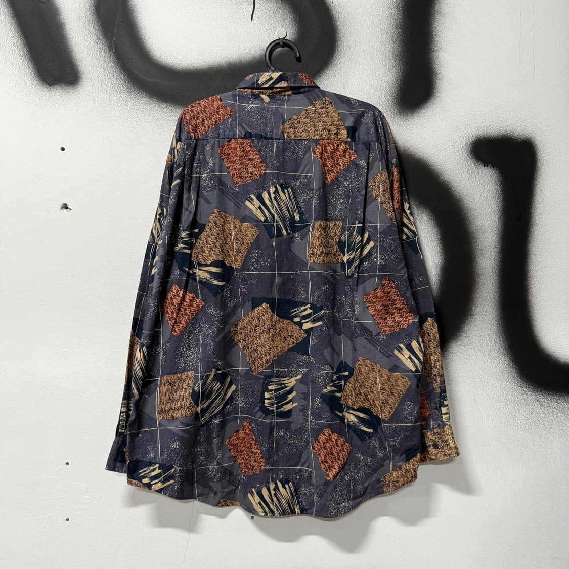 VTG 빈티지 빅사이즈 에스닉 스타일 멀티 패턴 셔츠 상품이미지2