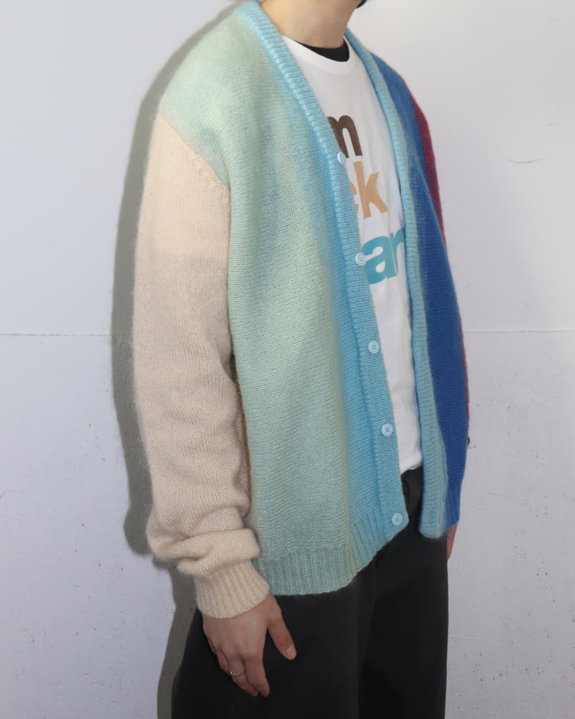 찰스 제프리 러버보이 21AW 멀티 컬러 모헤어 가디건 상품이미지3