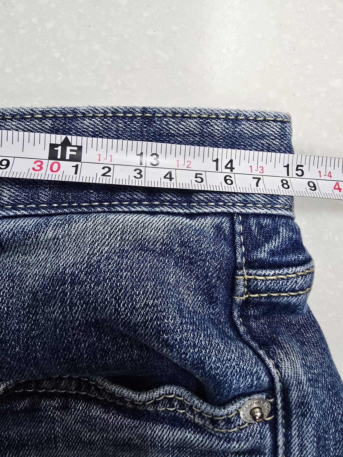 모드나인 워싱 데님 청바지31 상품이미지9