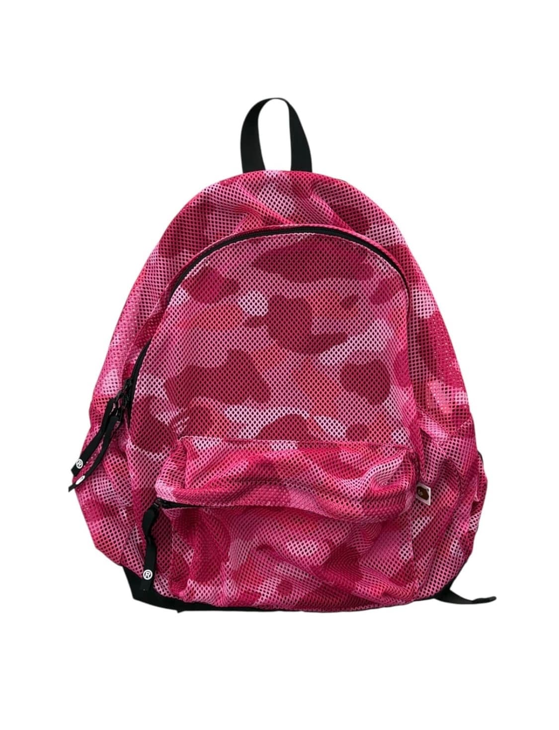 베이프 카모 핑크 메쉬 백팩 상품이미지1