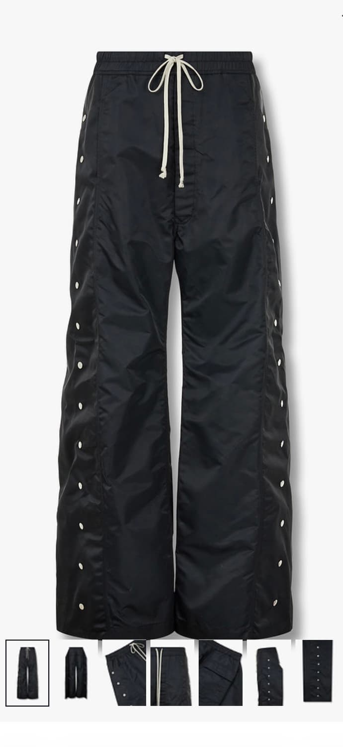 릭오웬스 다크쉐도우 바벨 푸셔 팬츠 블랙 상품이미지8