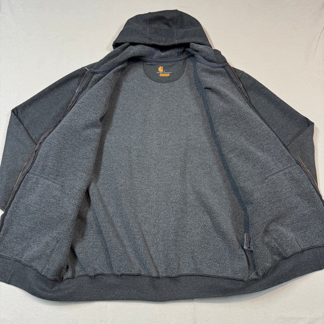 L) 칼하트 미드웨이트 오리지널핏 후드집업 차콜 그레이 상품이미지5