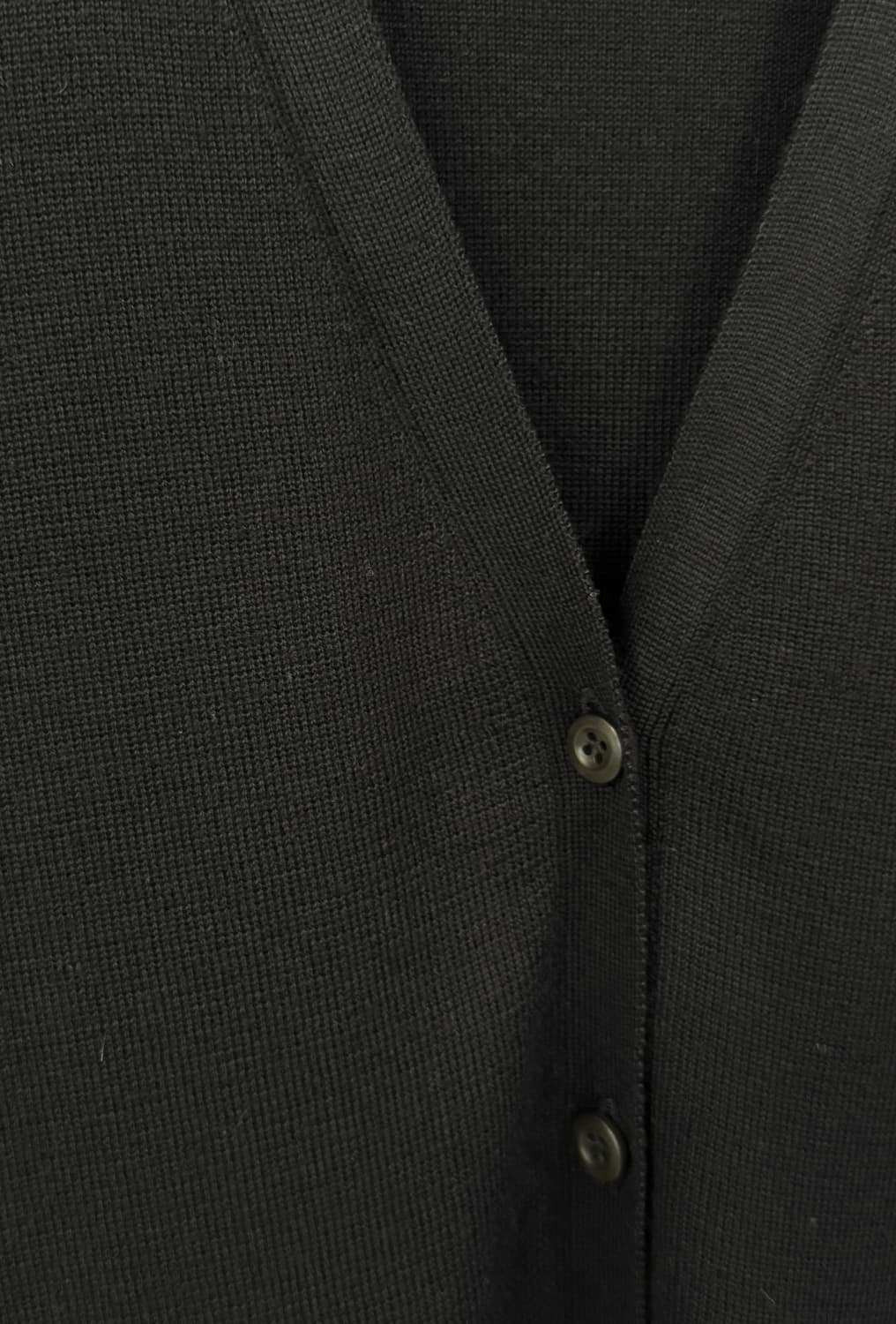 PRADA 프라다 캐시미어, 실크 혼방 블랙 가디건 42 상품이미지3