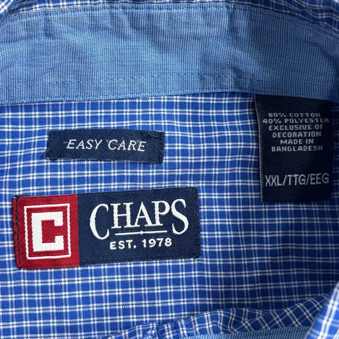 챕스 랄프로렌 원포켓 체크 셔츠 v1882 상품이미지5