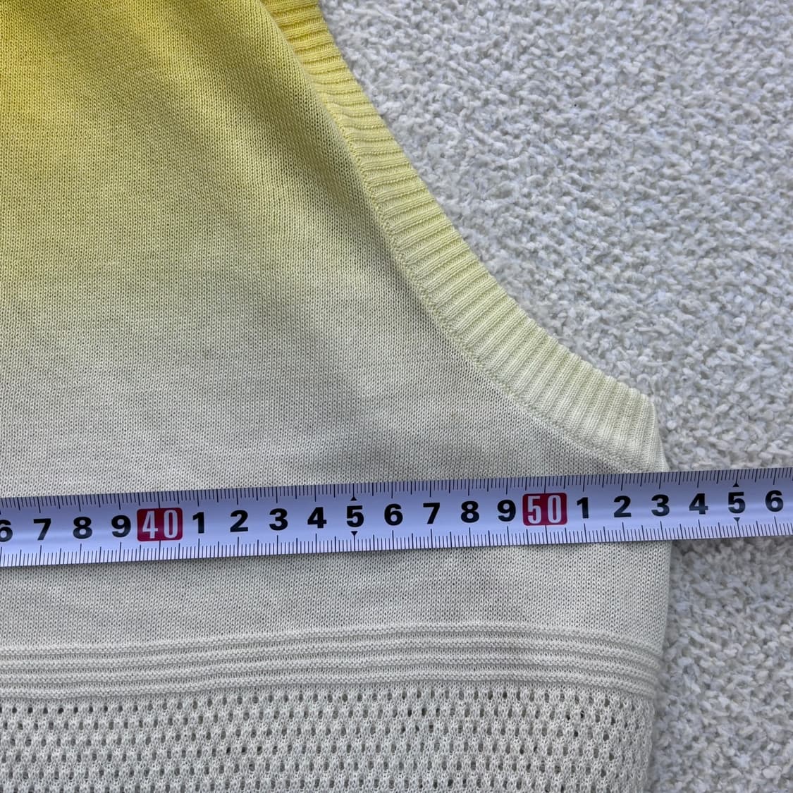 100 그린조이 여성 니트 반집업 조끼 0319E 상품이미지6