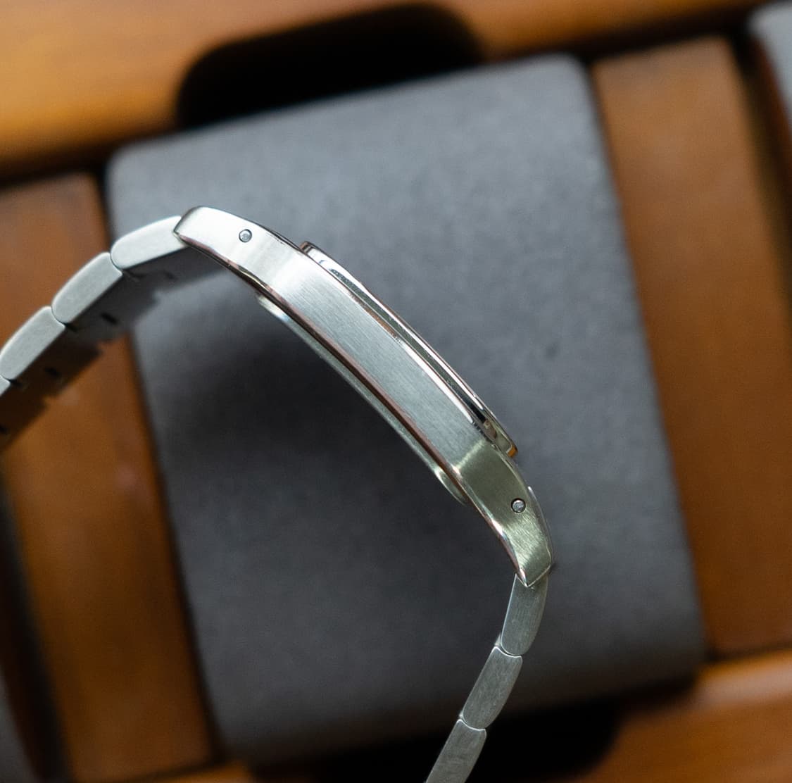 까르띠에 산토스 갈베 LM 쿼츠 빈티지 시계 상품이미지4