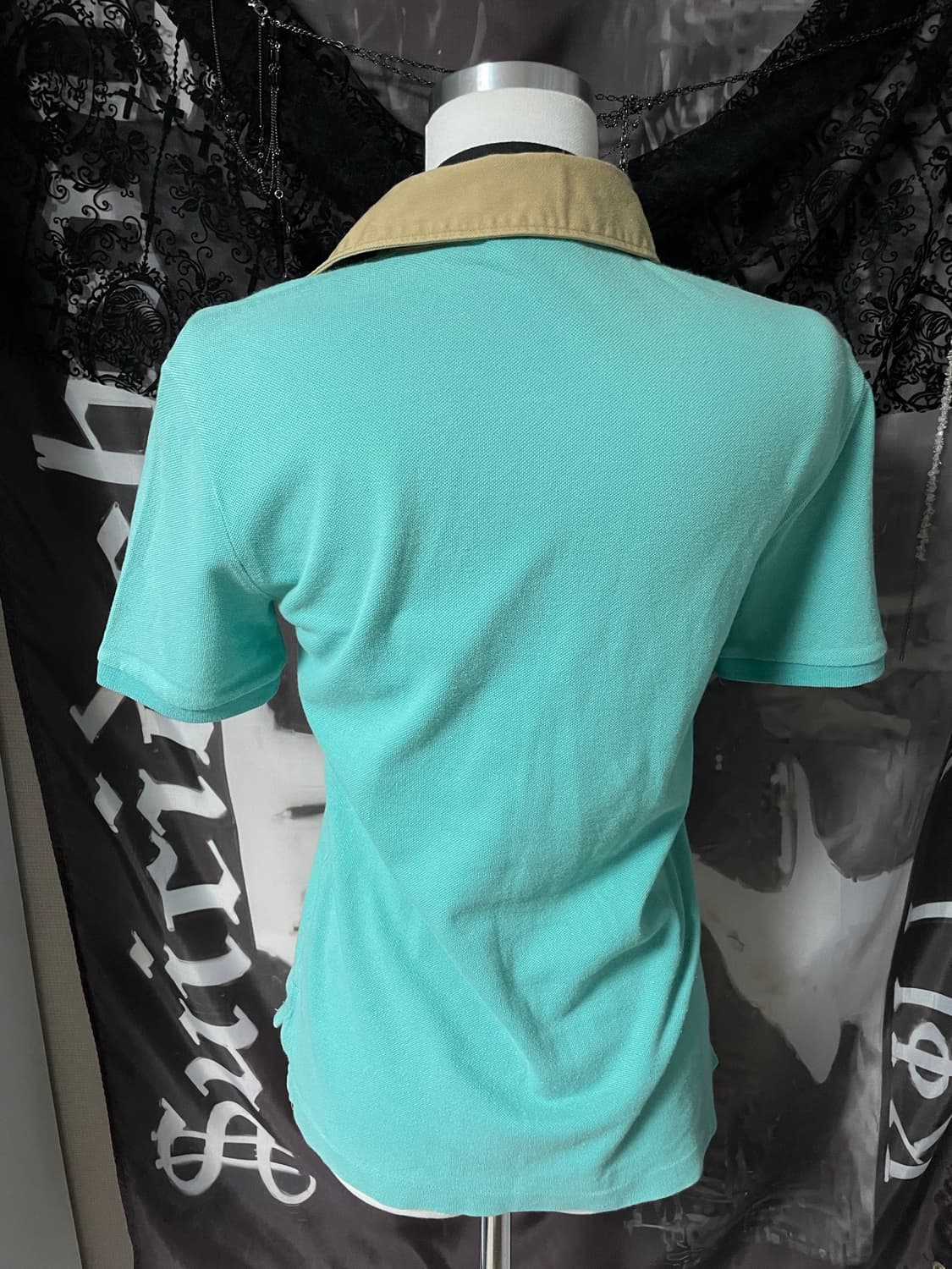 *rare* 폴로랄프로렌 성조기 오리엔탈드래곤프린팅 반팔카라티셔츠 민트 상품이미지4
