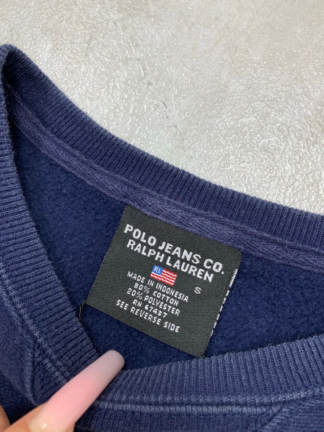 폴로 진스 네이비 맨투맨 #618 상품이미지4