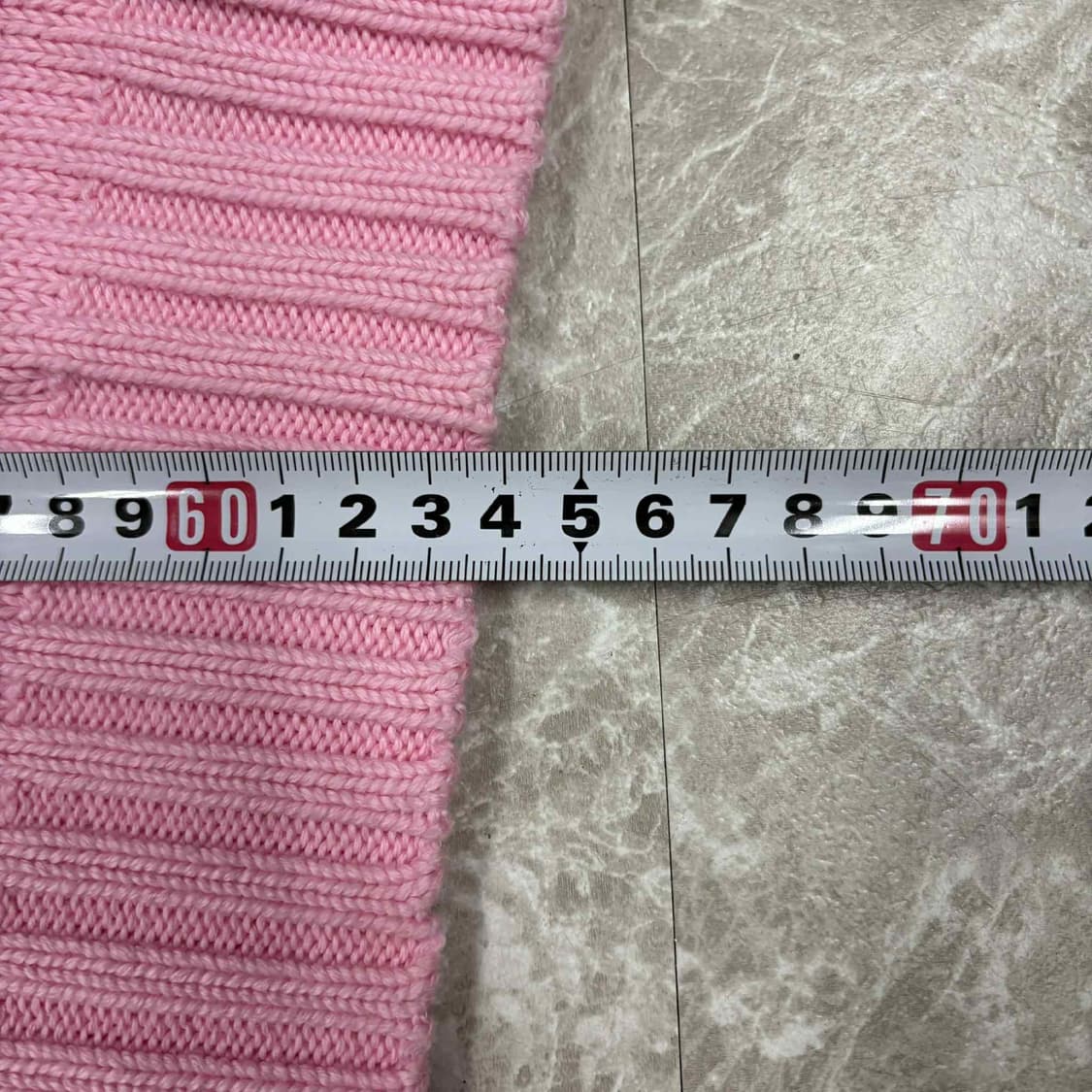 폴로 랄프로렌 핀터깔 베이비핑크 코튼 크루넥 니트(M) 상품이미지8