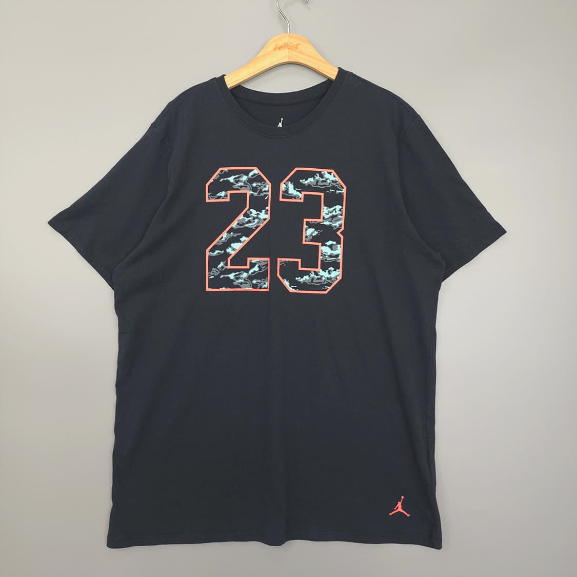 조던 JORDAN 23 카모 프린팅 반팔티 블랙 110(XL) 상품이미지1