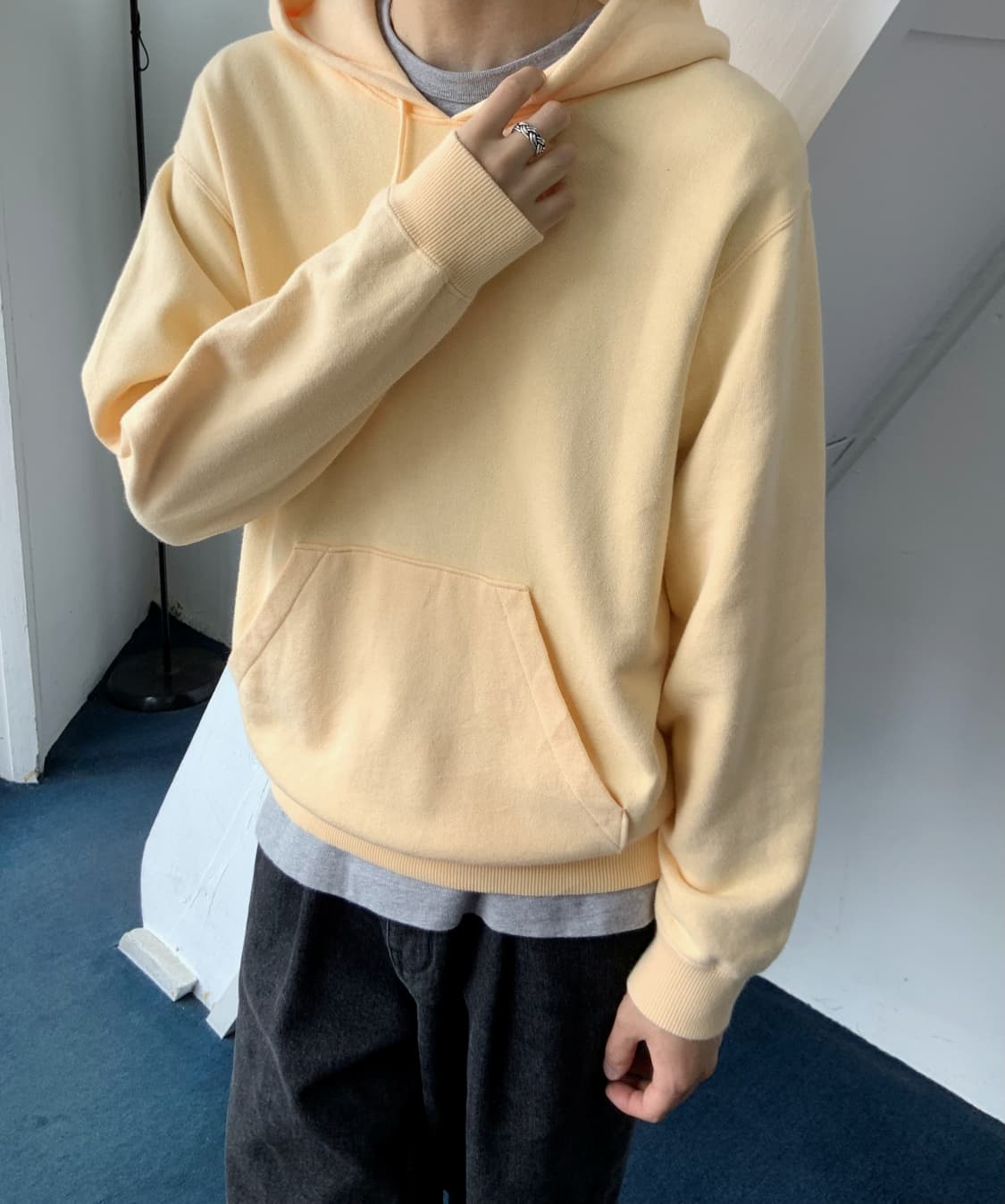 Cotton high gauge hooded sweat 상품이미지6