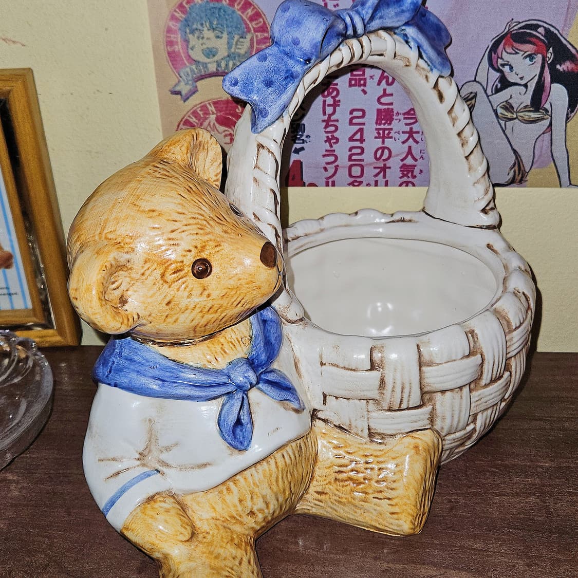 90s 일본 테디베어 피겨린 바구니 트레이

 상품이미지4