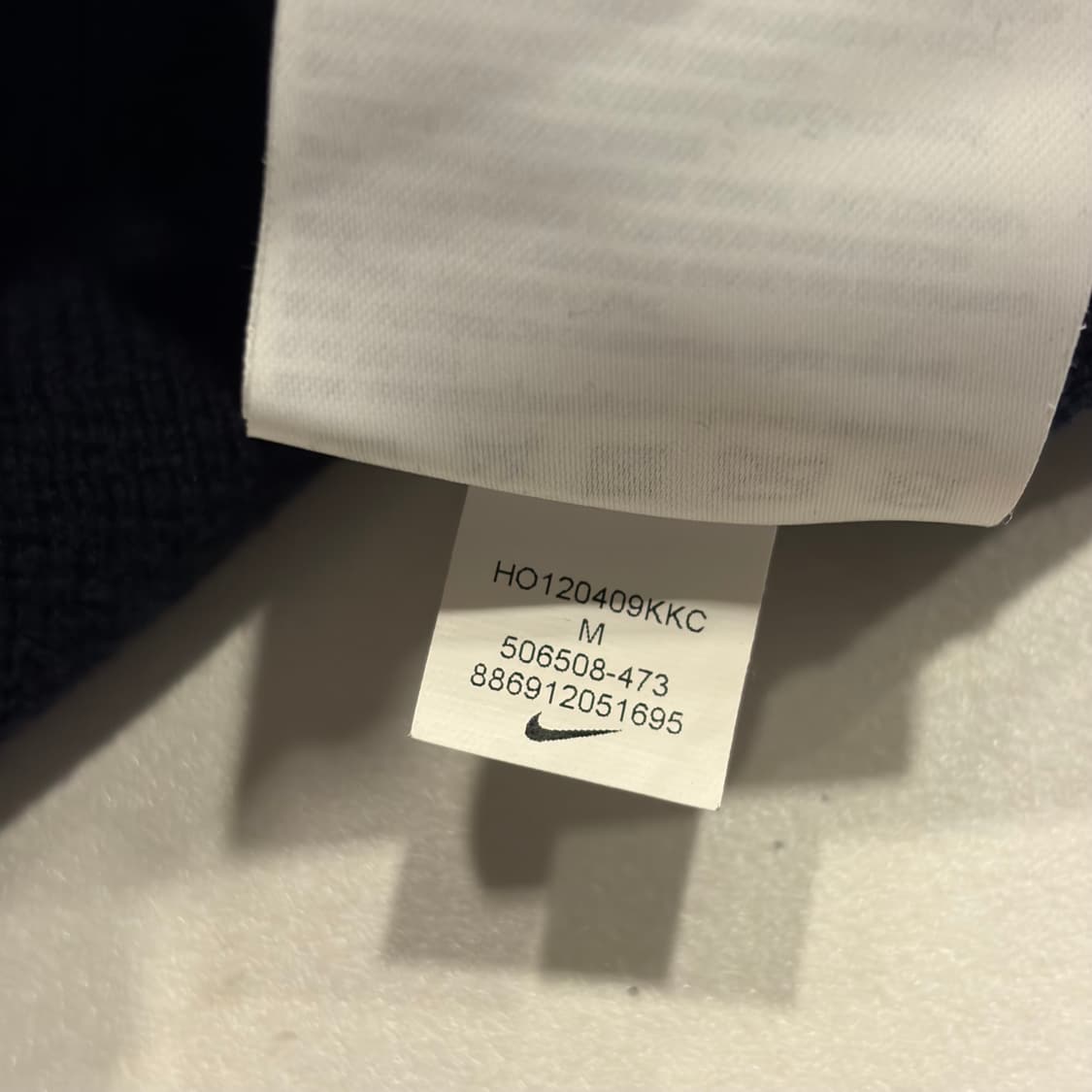 [M] 나이키 니트 F.E.F. 네이비 스웨터 B671 상품이미지6