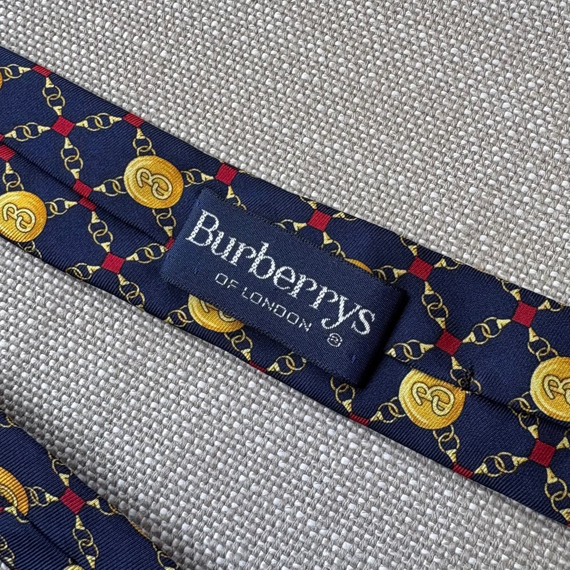 90s Burberrys 모노그램 타이 ITALY made 상품이미지7