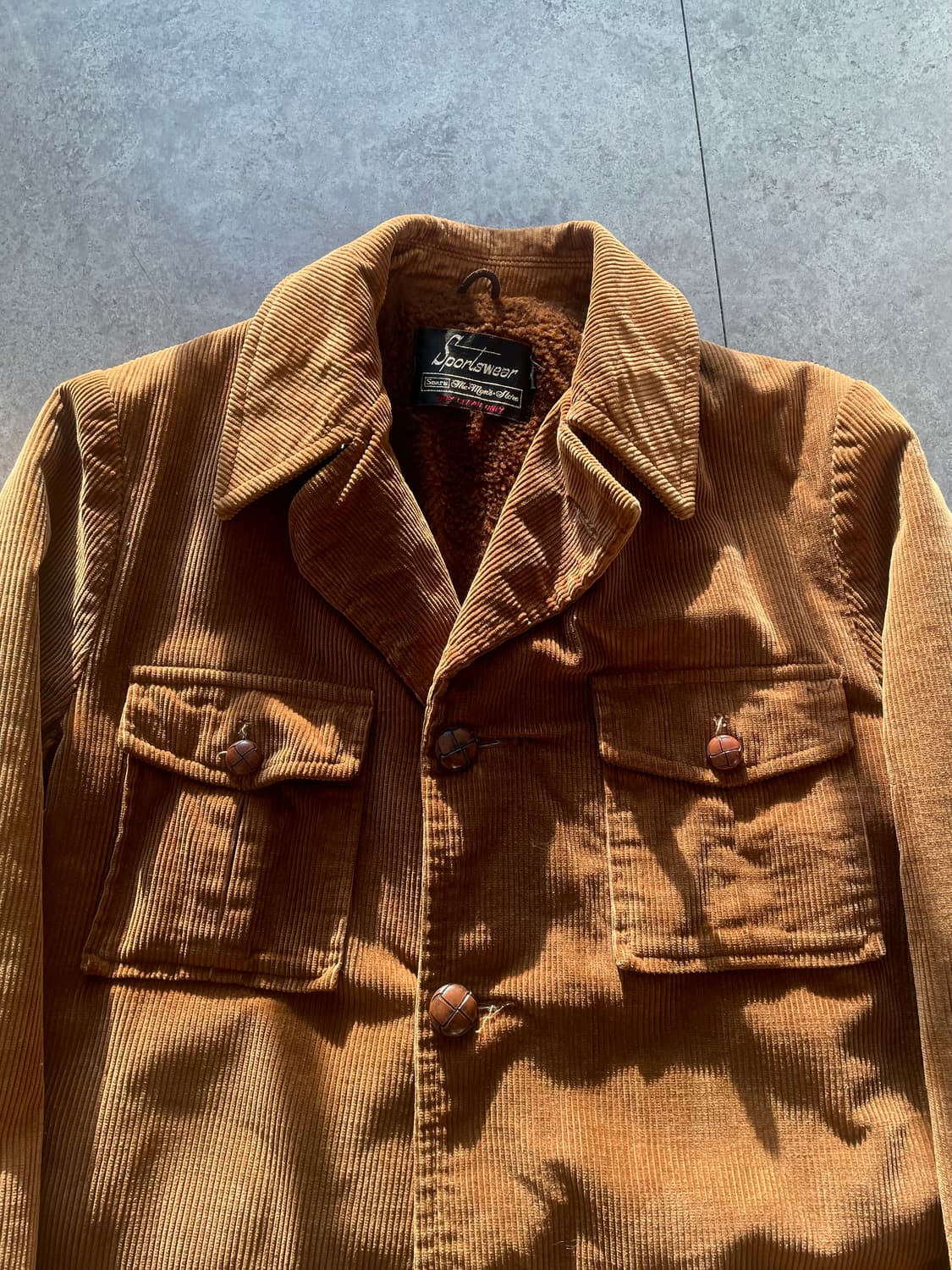 70’s sears  웨스턴 코듀로이 렌치자켓 상품이미지4