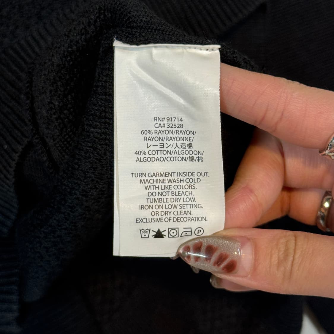 S) A|X 아르마니 익스체인지 스트라이프 후드 니트 상품이미지6