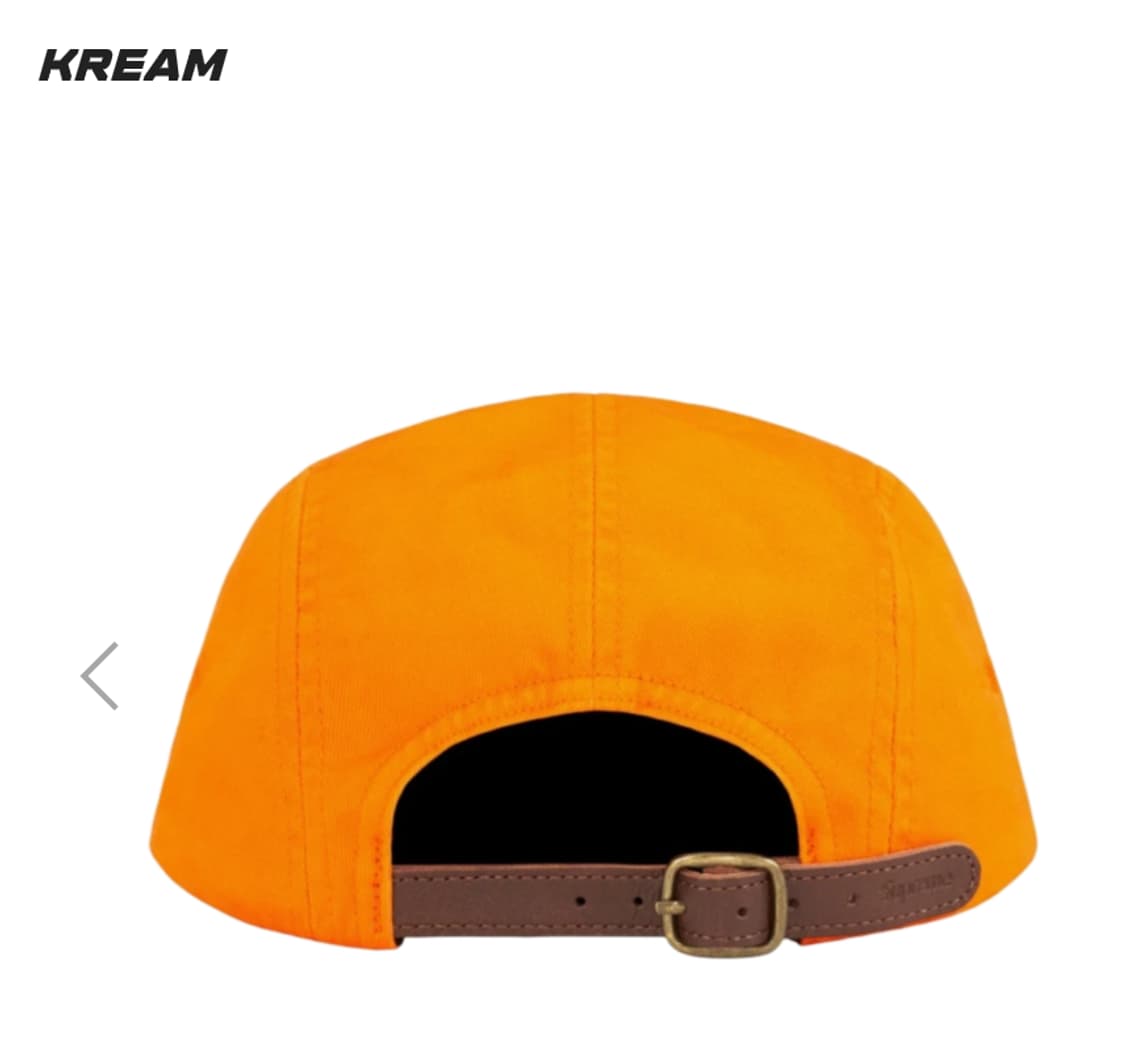 슈프림 워시드 치노 트윌 캠프캡 라이트 오렌지 - 23FW 상품이미지2